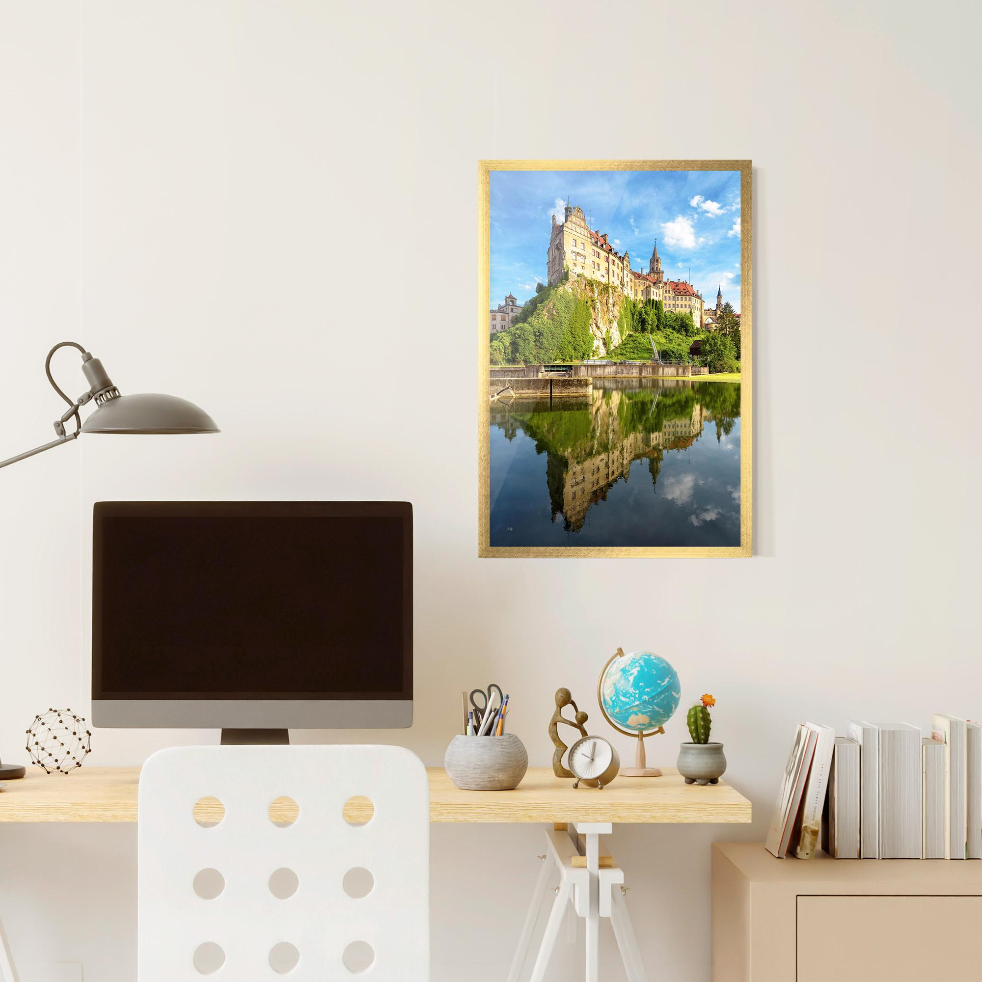 Poster Înrămat Sigmaringen Castle Germany mockup 6