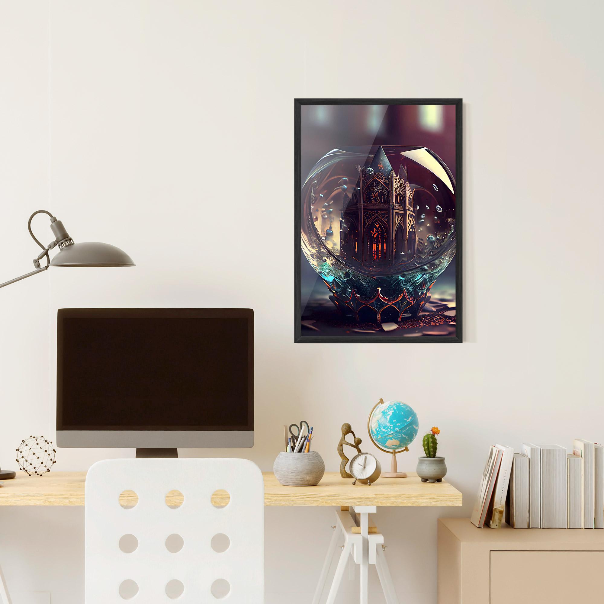 Poster Înrămat Church Ball mockup 6