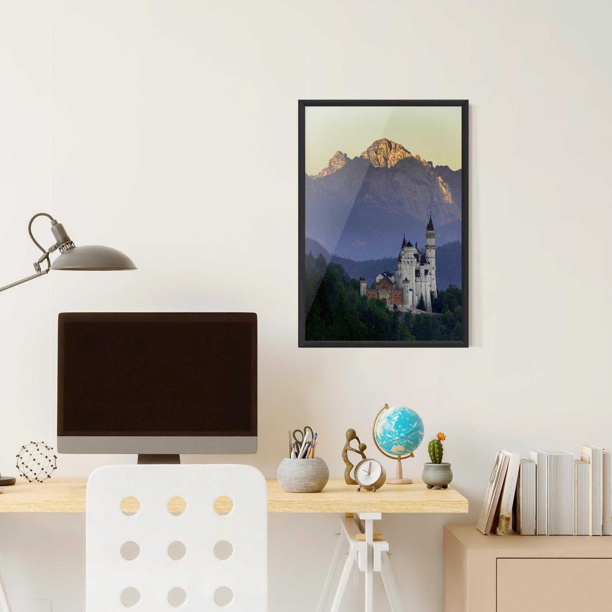 Poster Înrămat Neuschwanstein Castle mockup 6