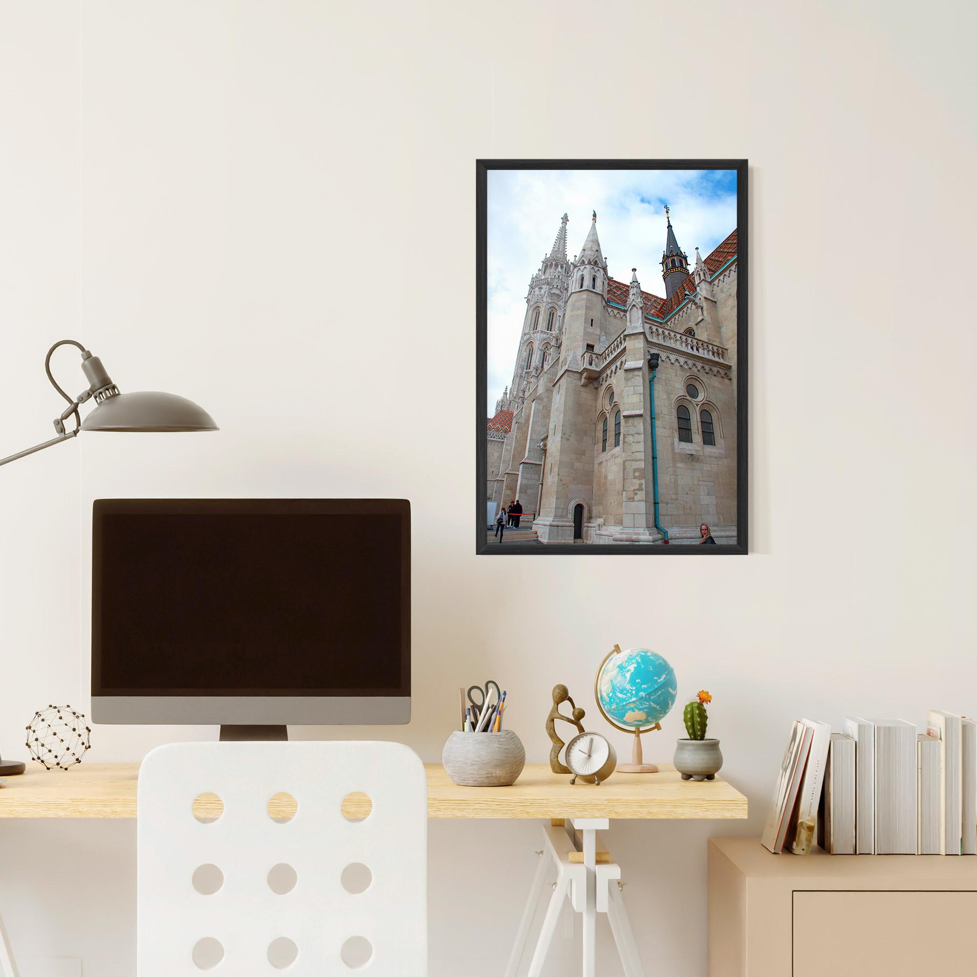 Poster Înrămat Old Building mockup 6