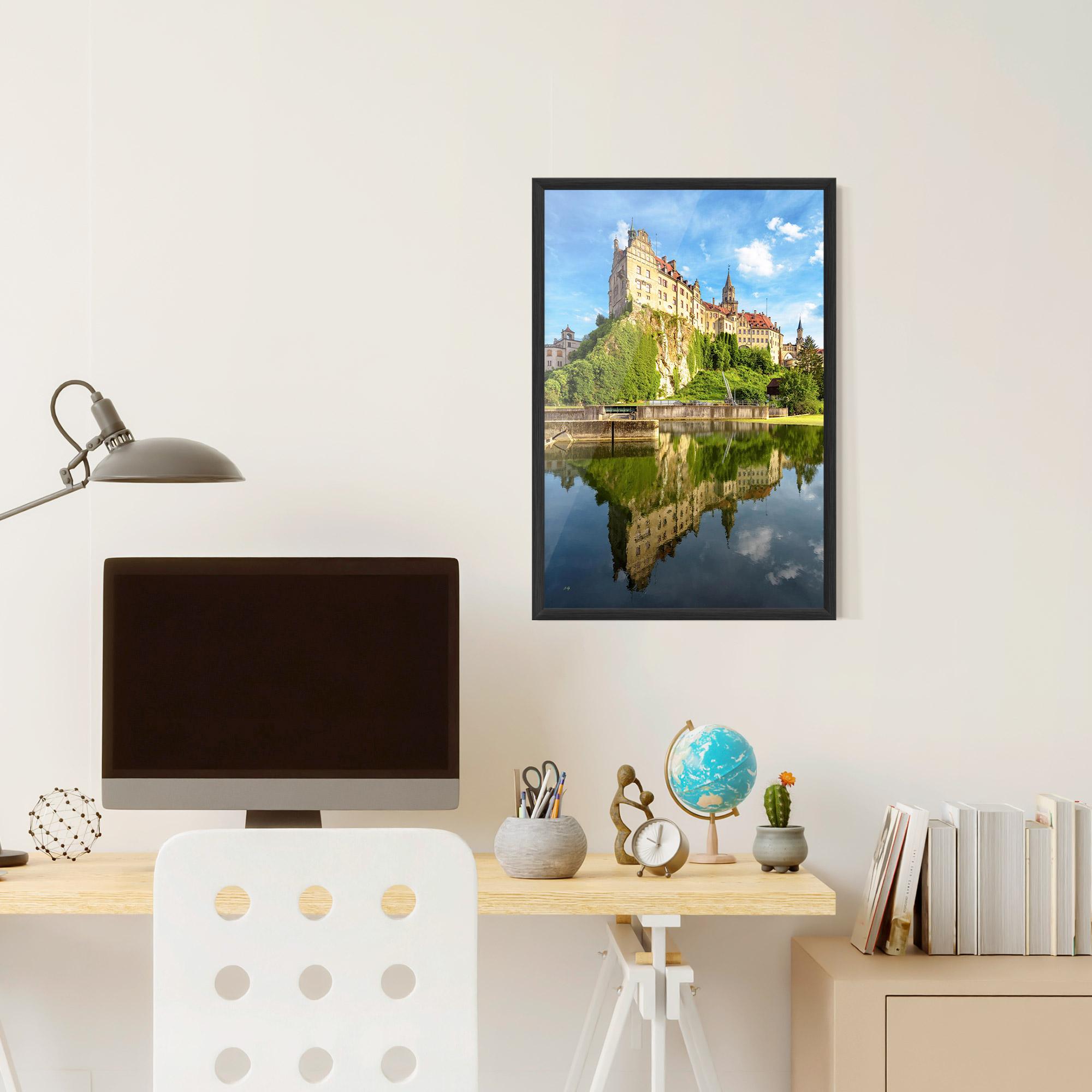 Poster Înrămat Sigmaringen Castle Germany mockup 6