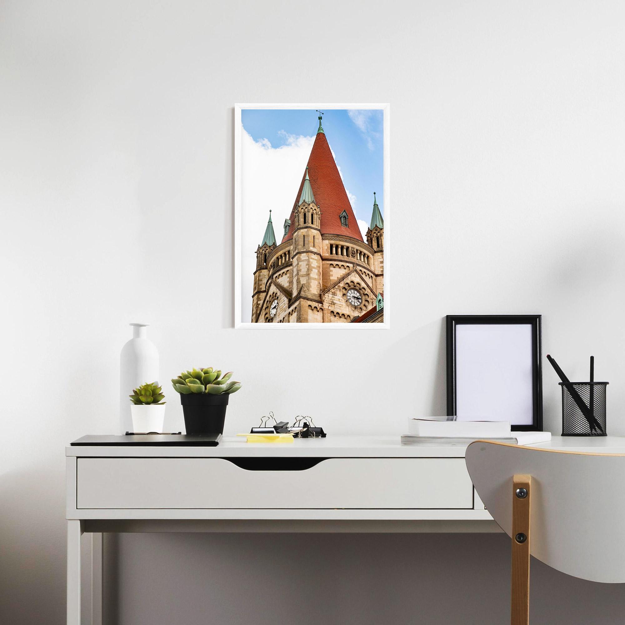 Poster Înrămat Church Vienna mockup 7