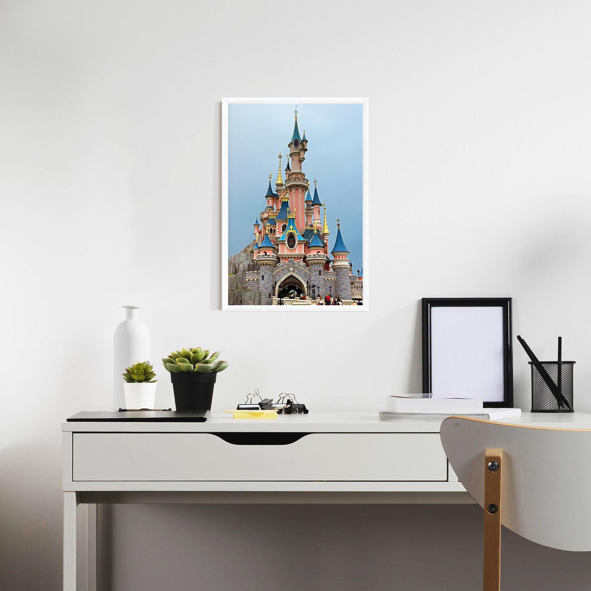 Poster Înrămat Disneyland Castle mockup 7