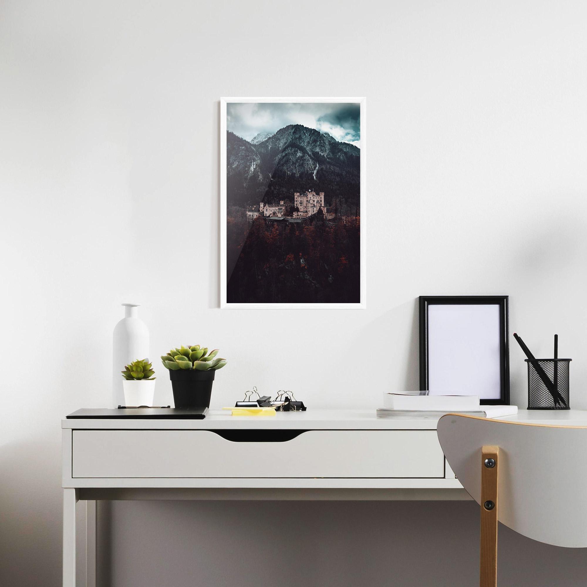 Poster Înrămat Forest Castle mockup 7