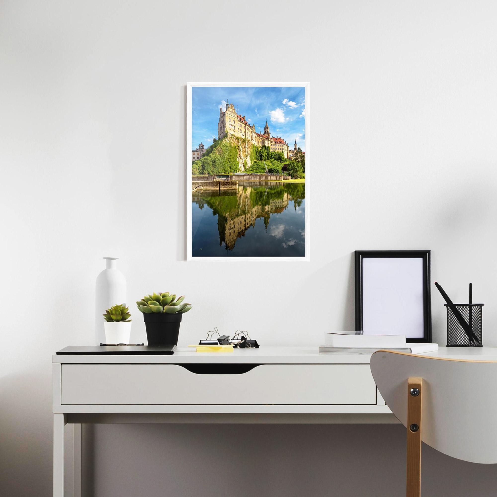 Poster Înrămat Sigmaringen Castle Germany mockup 7