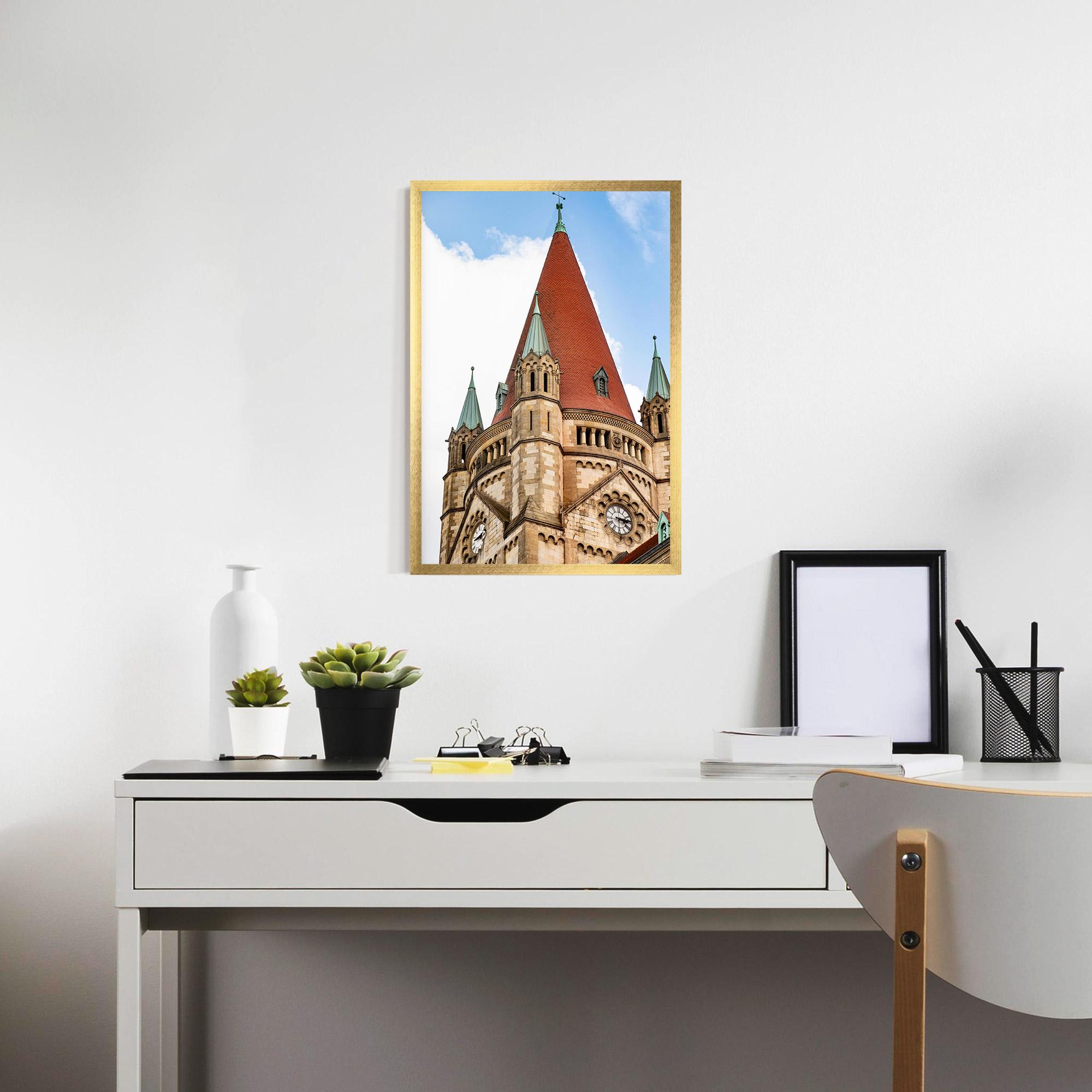 Poster Înrămat Church Vienna mockup 7