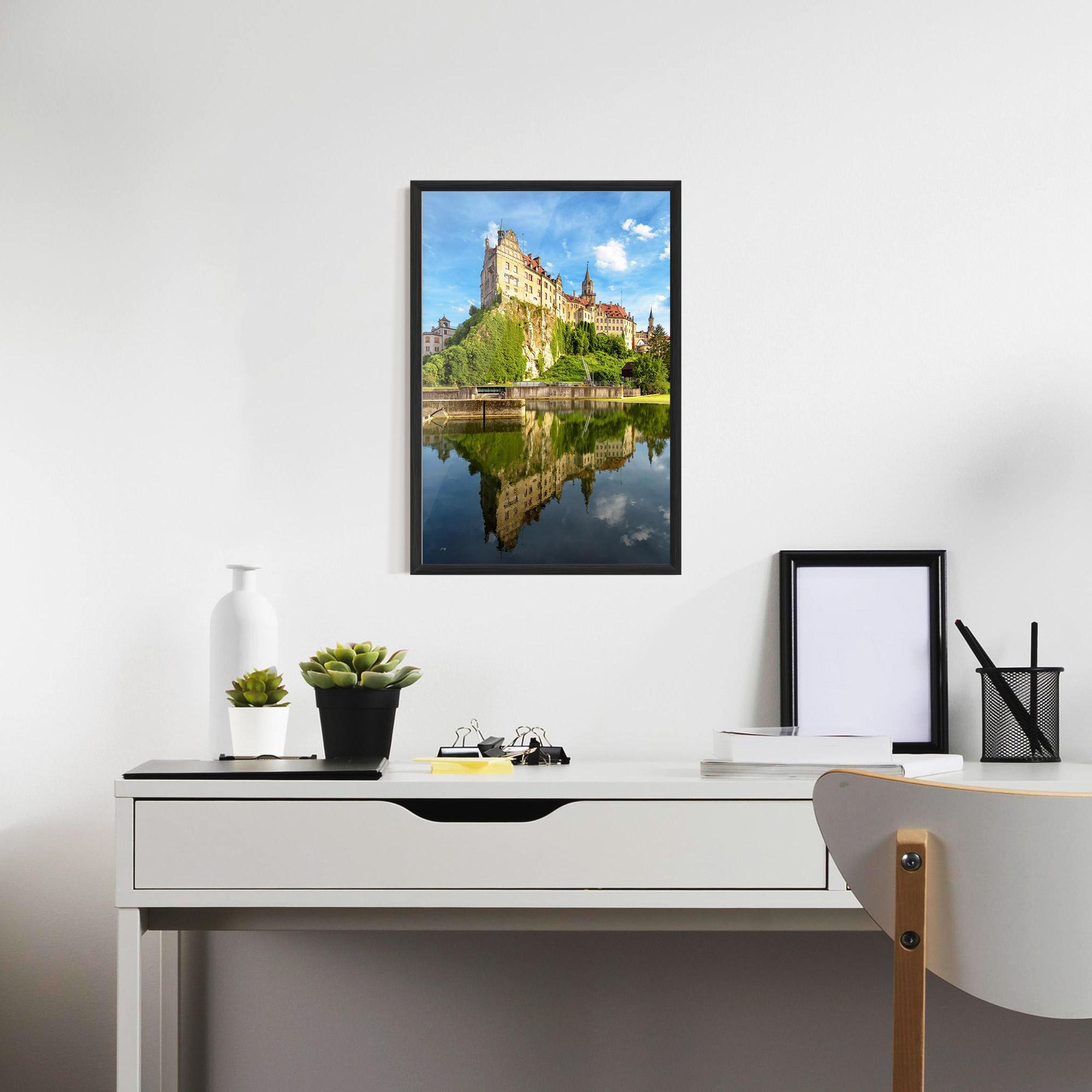 Poster Înrămat Sigmaringen Castle Germany mockup 7