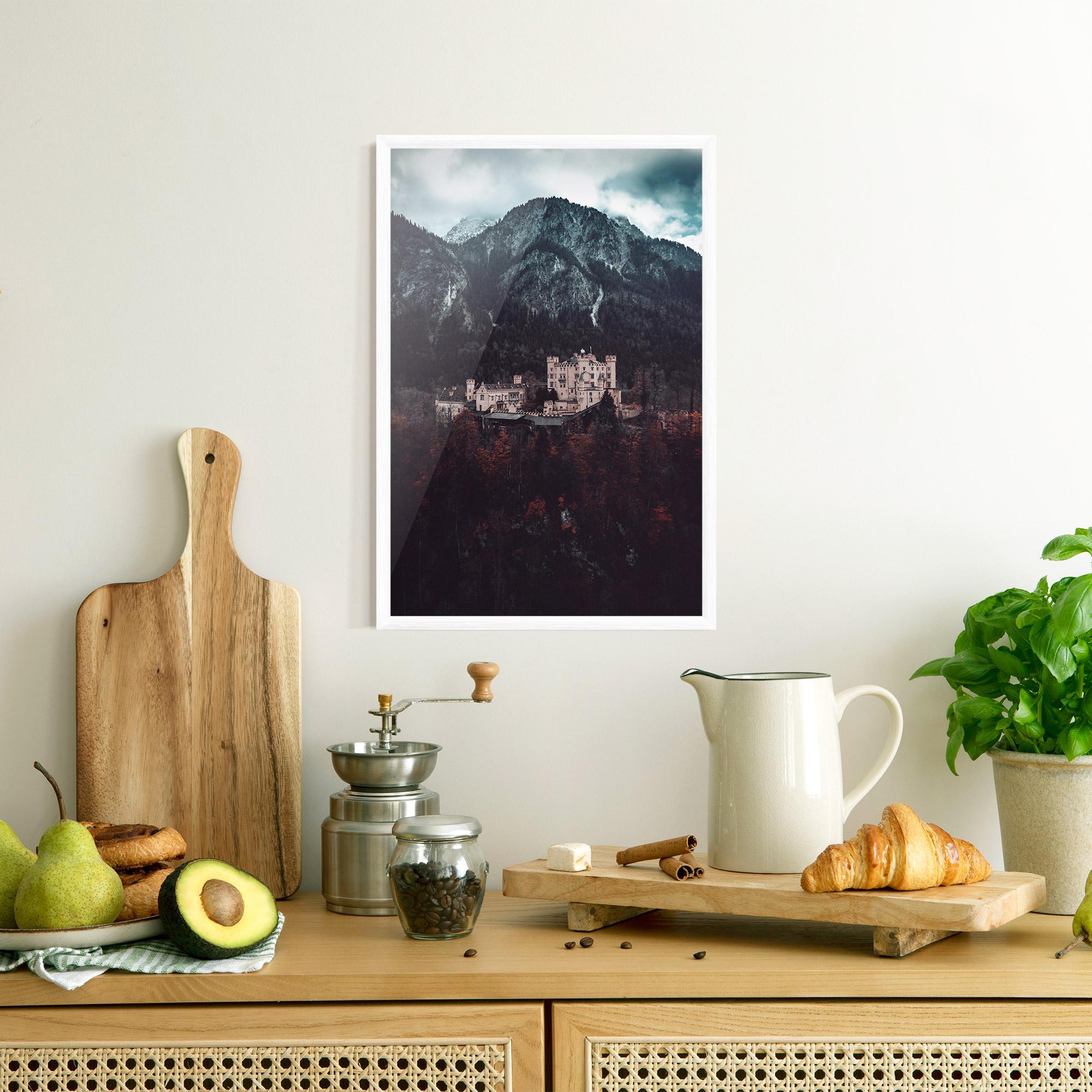 Poster Înrămat Forest Castle mockup 8