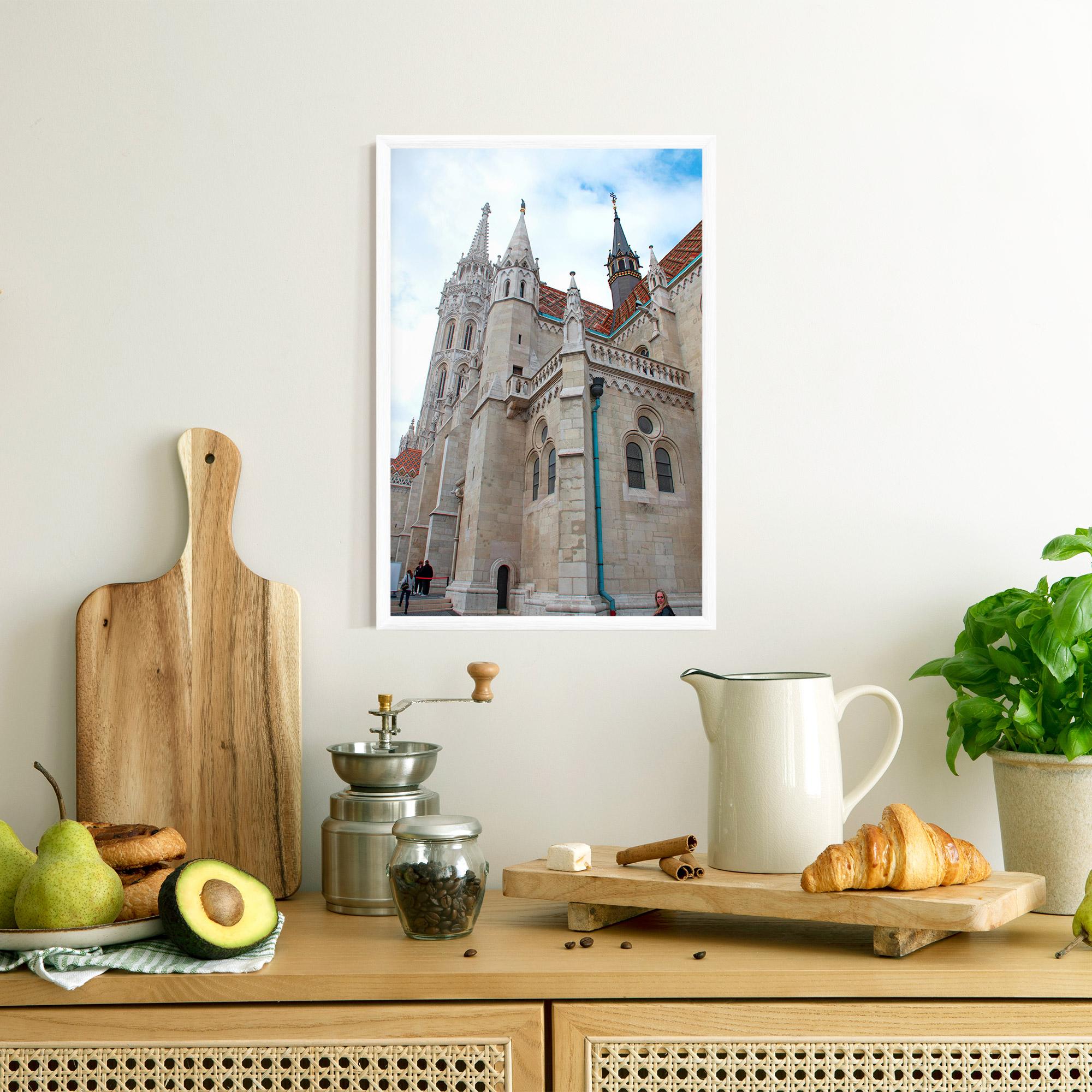 Poster Înrămat Old Building mockup 8