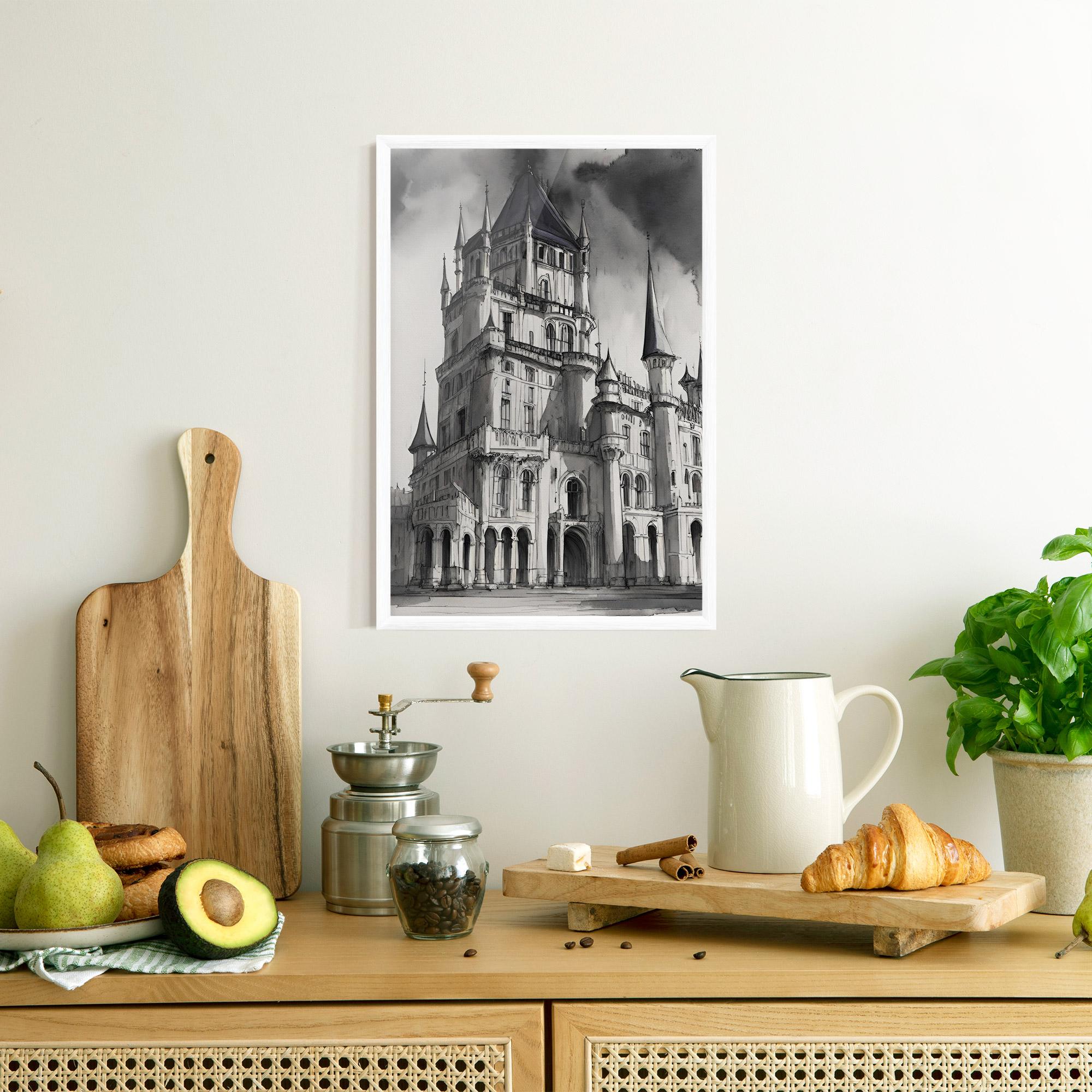 Poster Înrămat Palace Versailles mockup 8