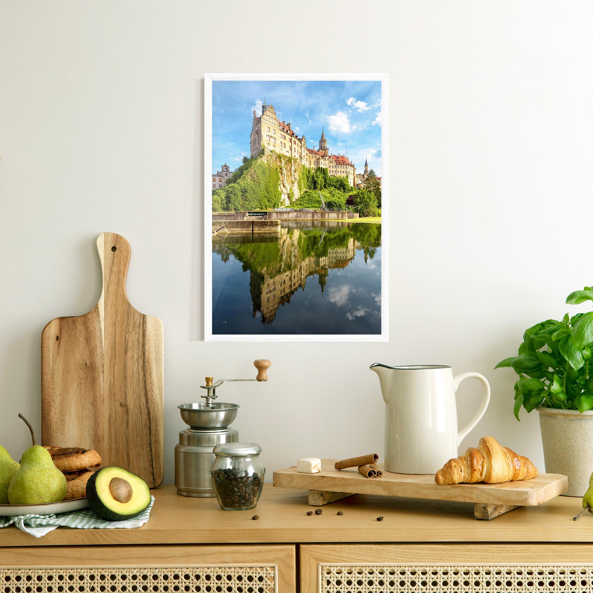 Poster Înrămat Sigmaringen Castle Germany mockup 8