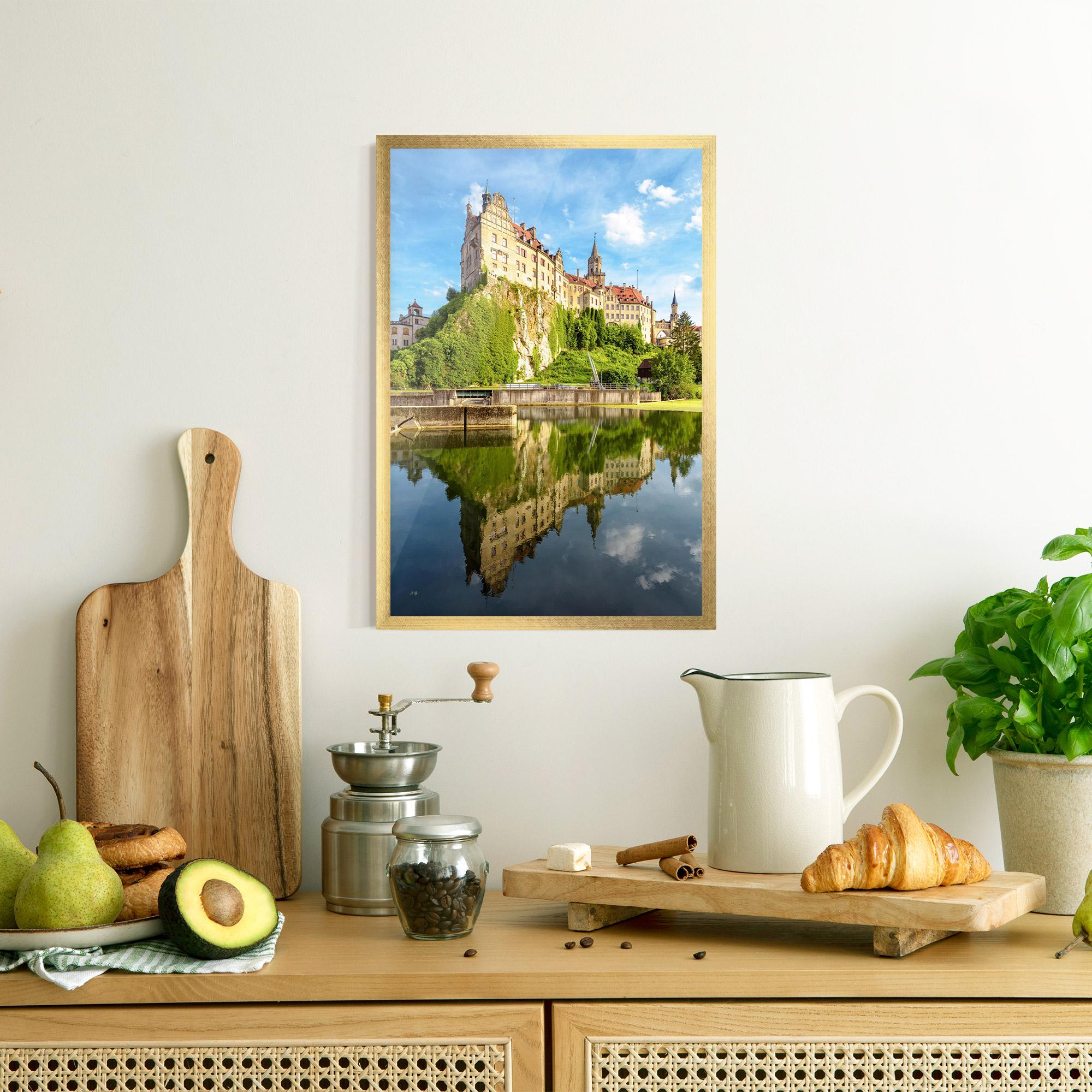 Poster Înrămat Sigmaringen Castle Germany mockup 8