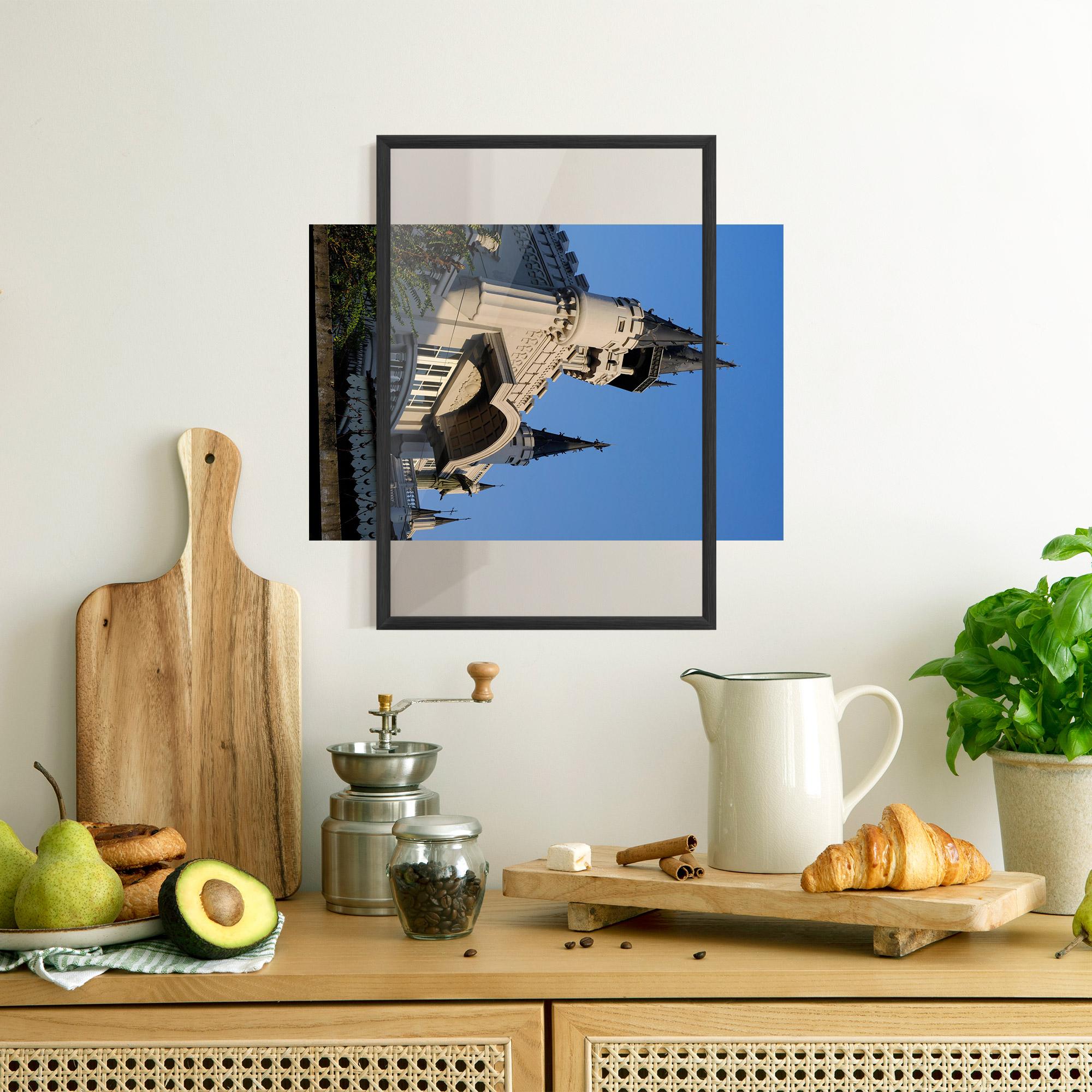 Poster Înrămat Castle Blue mockup 8