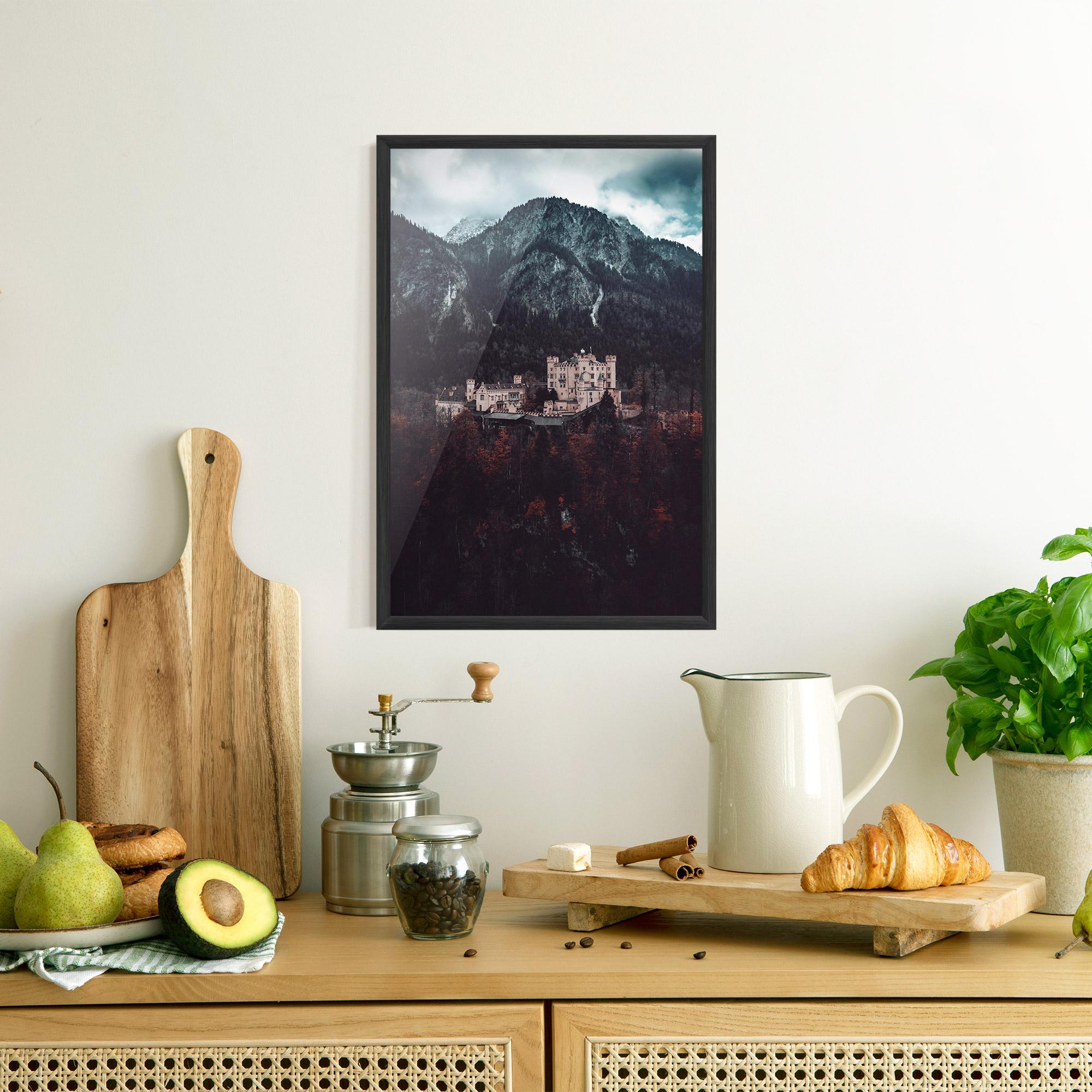 Poster Înrămat Forest Castle mockup 8