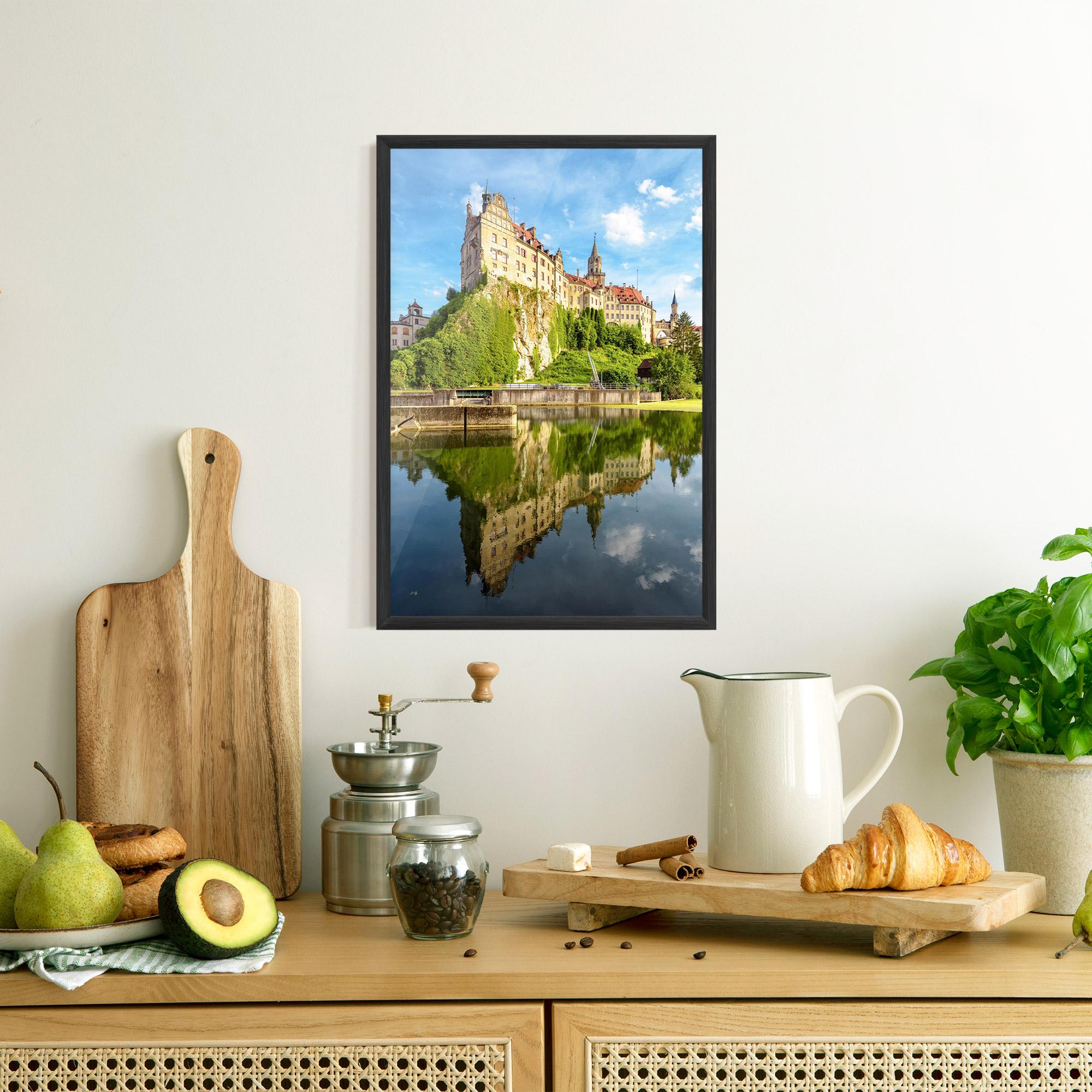 Poster Înrămat Sigmaringen Castle Germany mockup 8