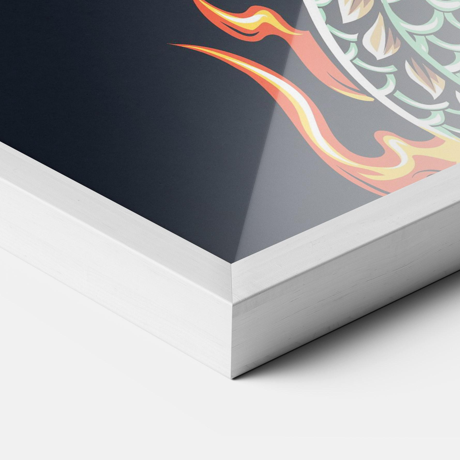 Poster Înrămat Dragon Green mockup 3