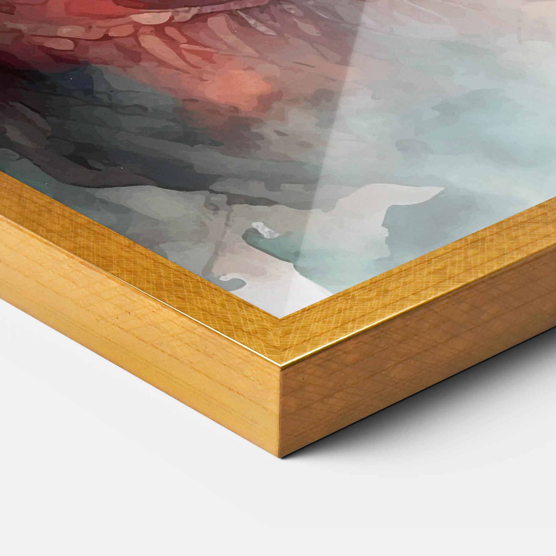 Poster Înrămat Fire Dragon mockup 3