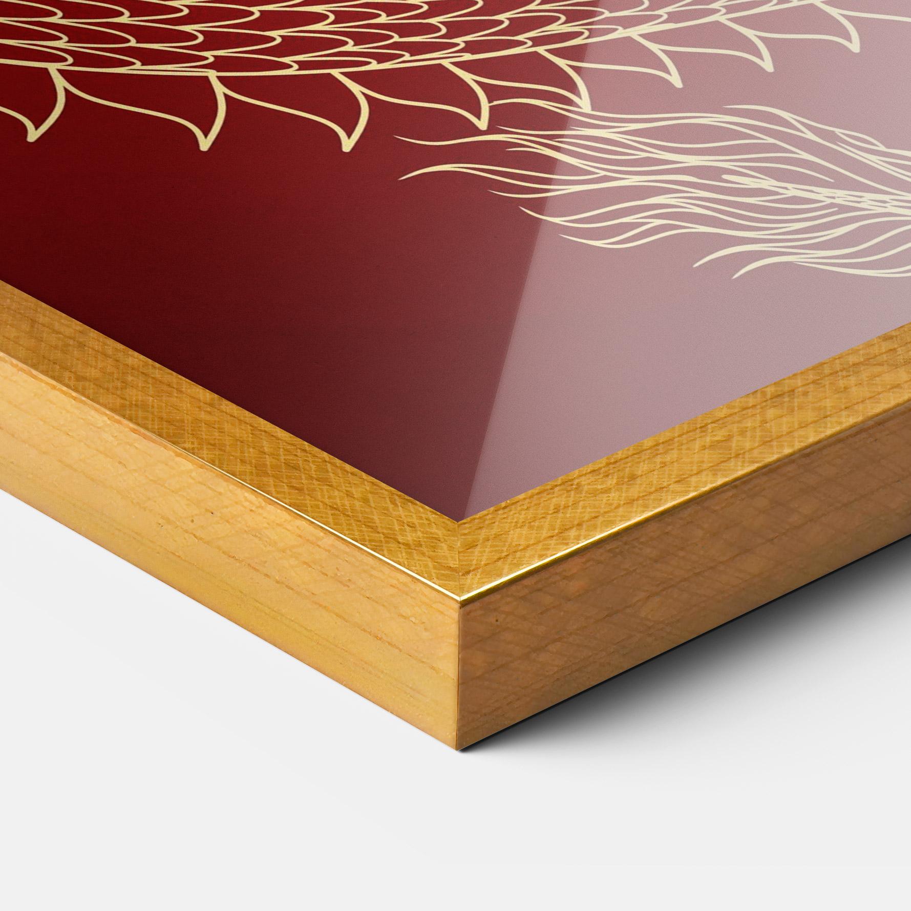 Poster Înrămat Traditional Dragon mockup 3