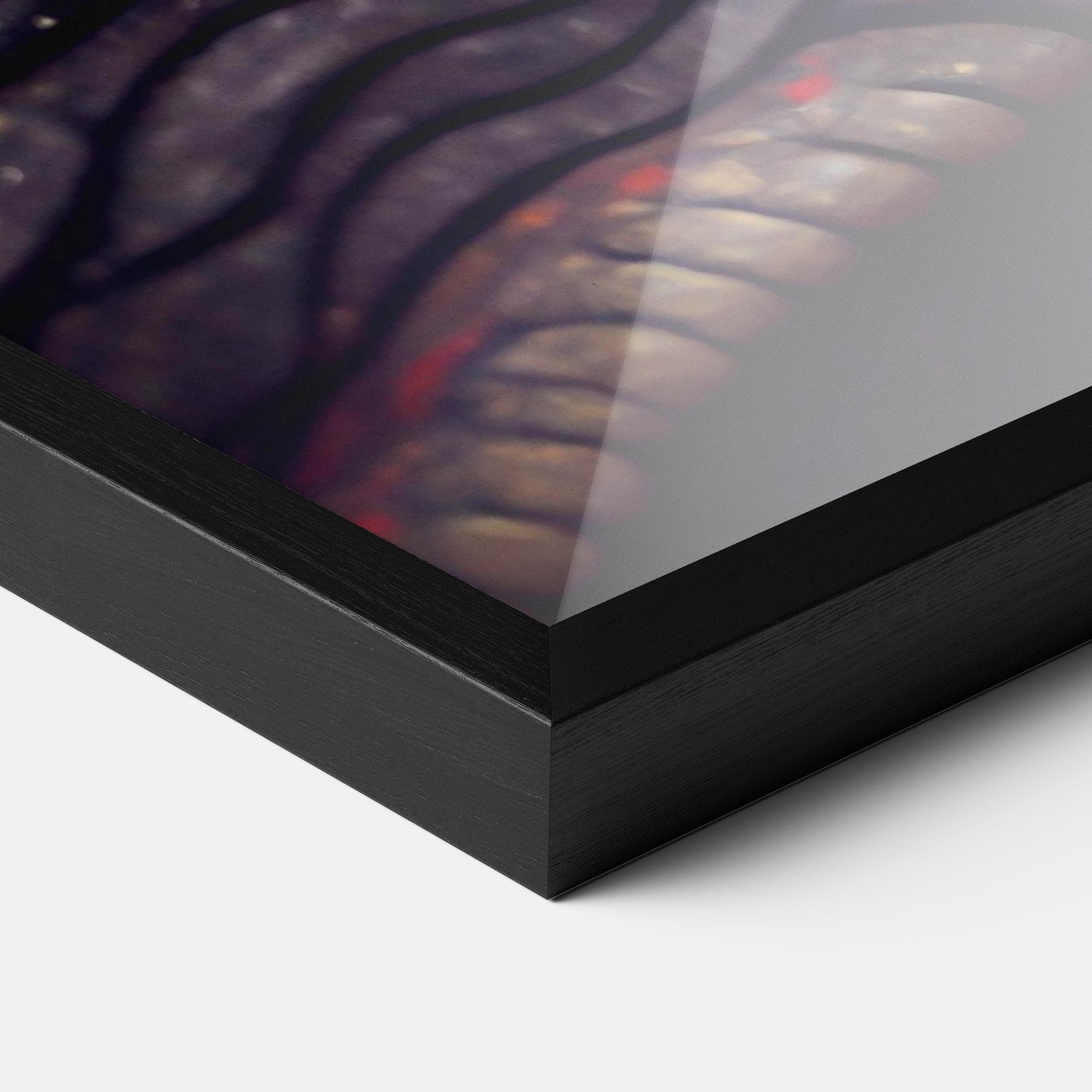 Poster Înrămat Close Up Red Eye Dragon mockup 3