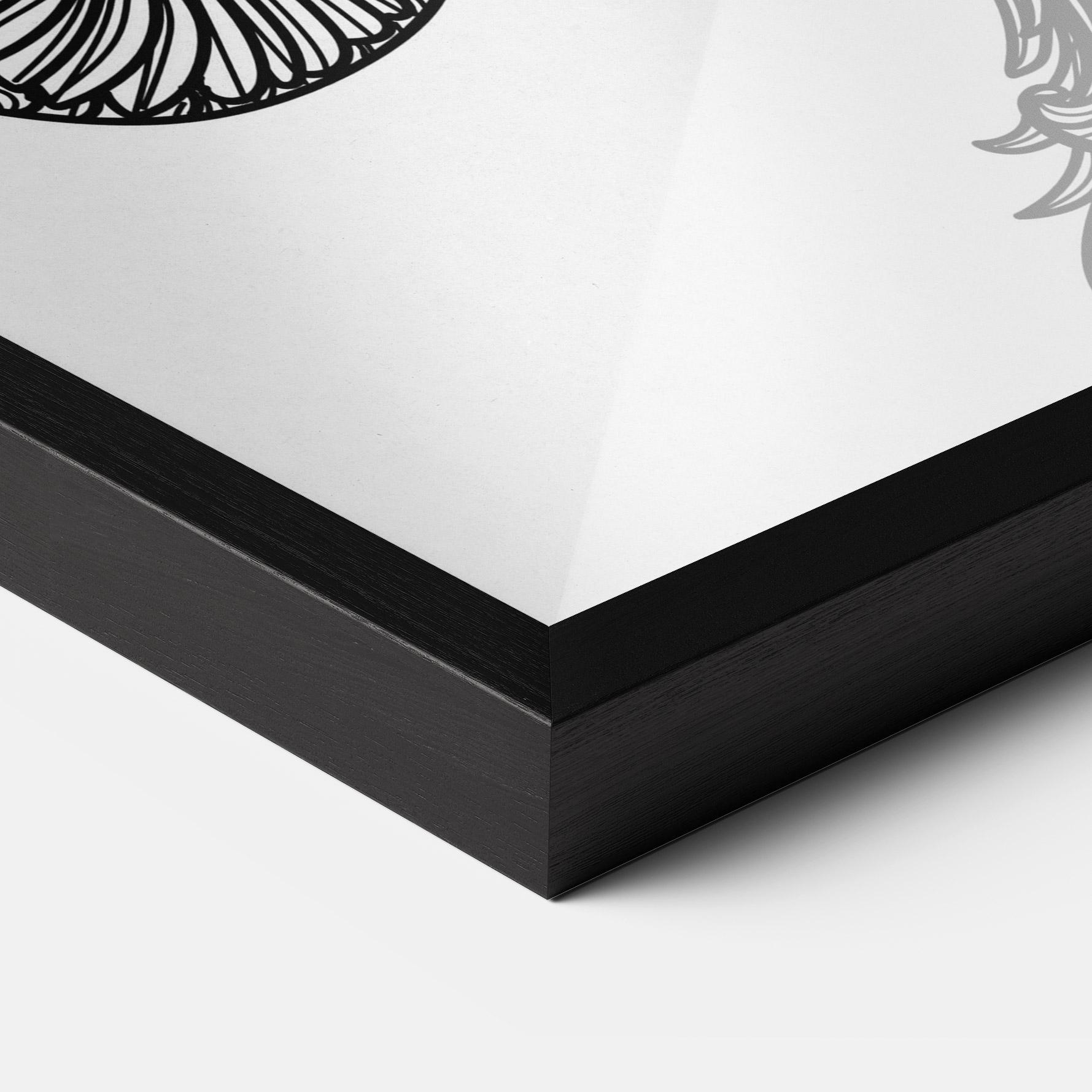 Poster Înrămat Dragon Gun mockup 3