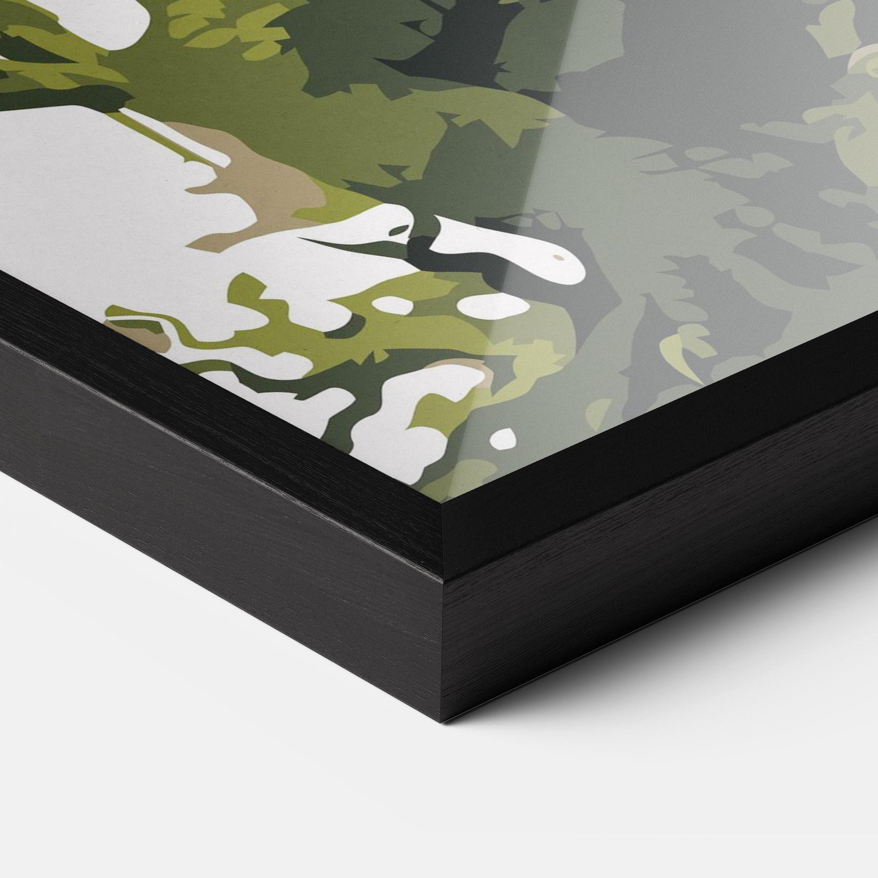 Poster Înrămat Green Nature Dragon mockup 3