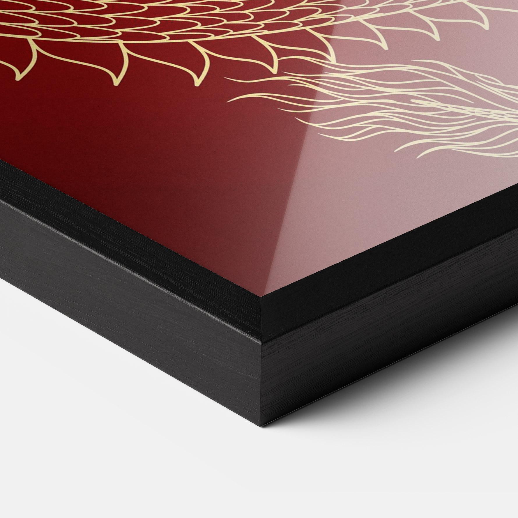 Poster Înrămat Traditional Dragon mockup 3