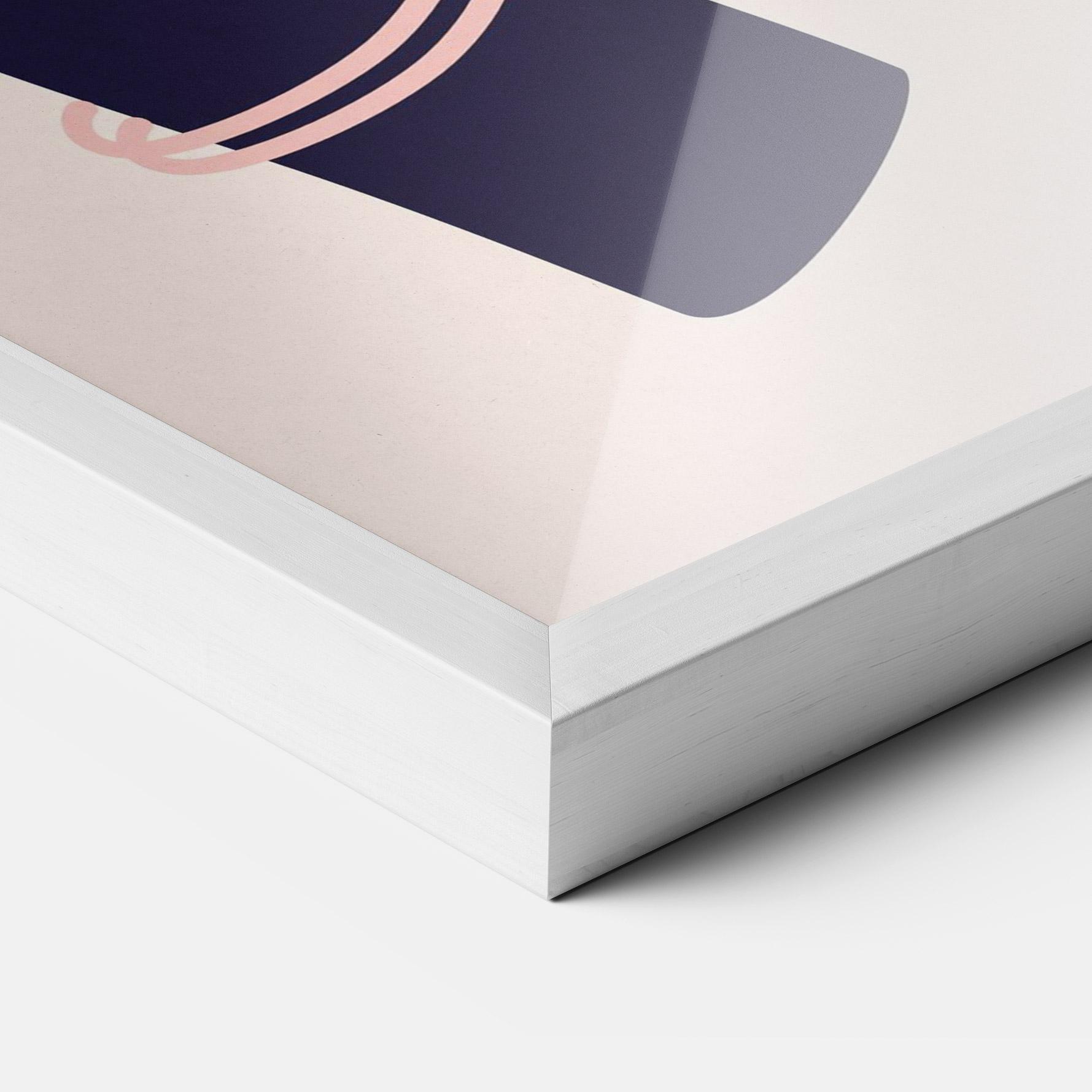 Poster Înrămat Magic Purple Hands mockup 3