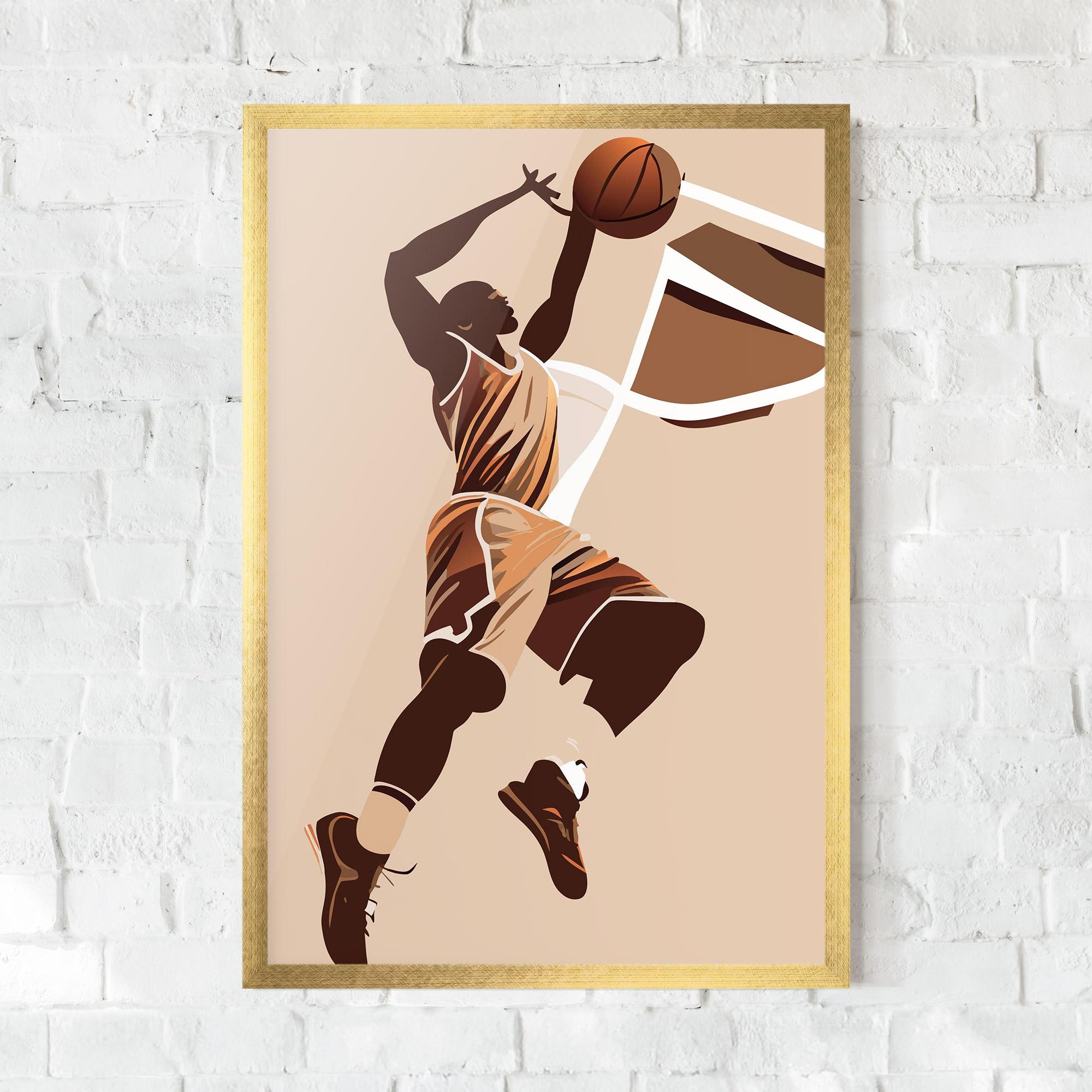 Poster Înrămat Cream Basket mockup 0