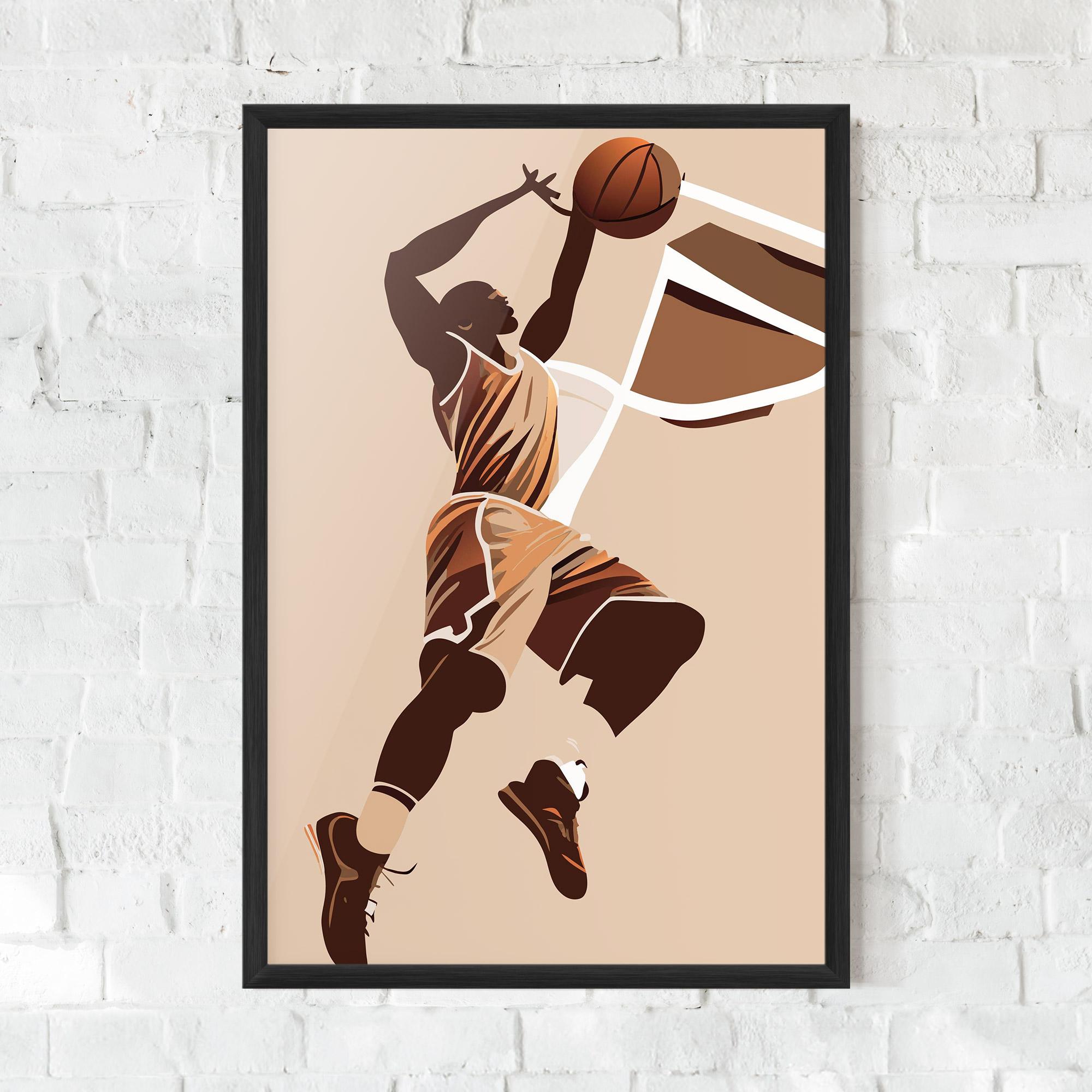 Poster Înrămat Cream Basket mockup 0