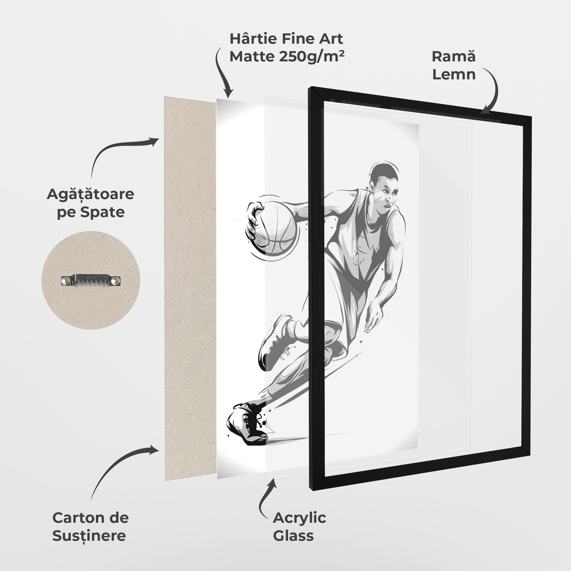 Basketball Player Line mockup 1