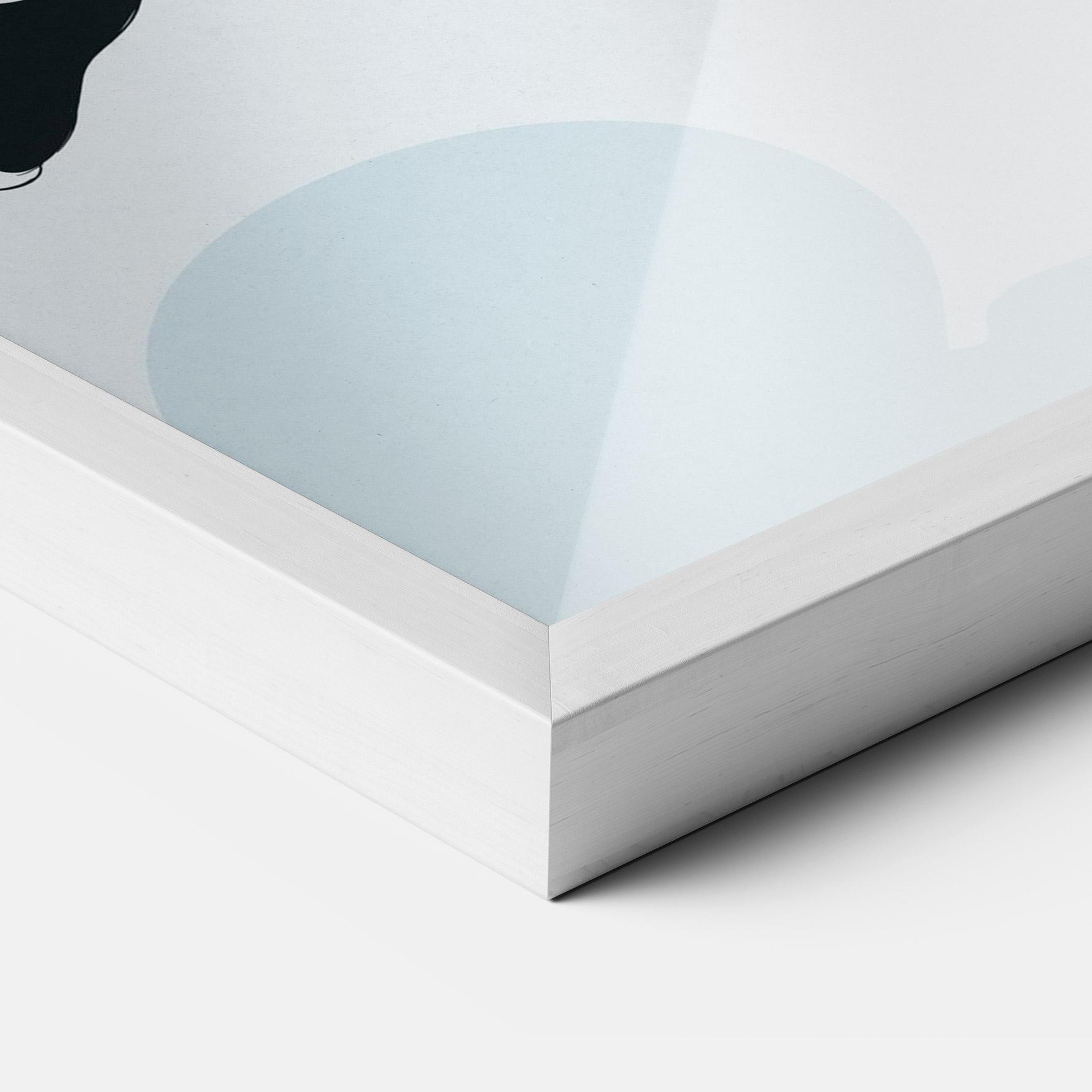 Poster Înrămat Basketball Shot mockup 3