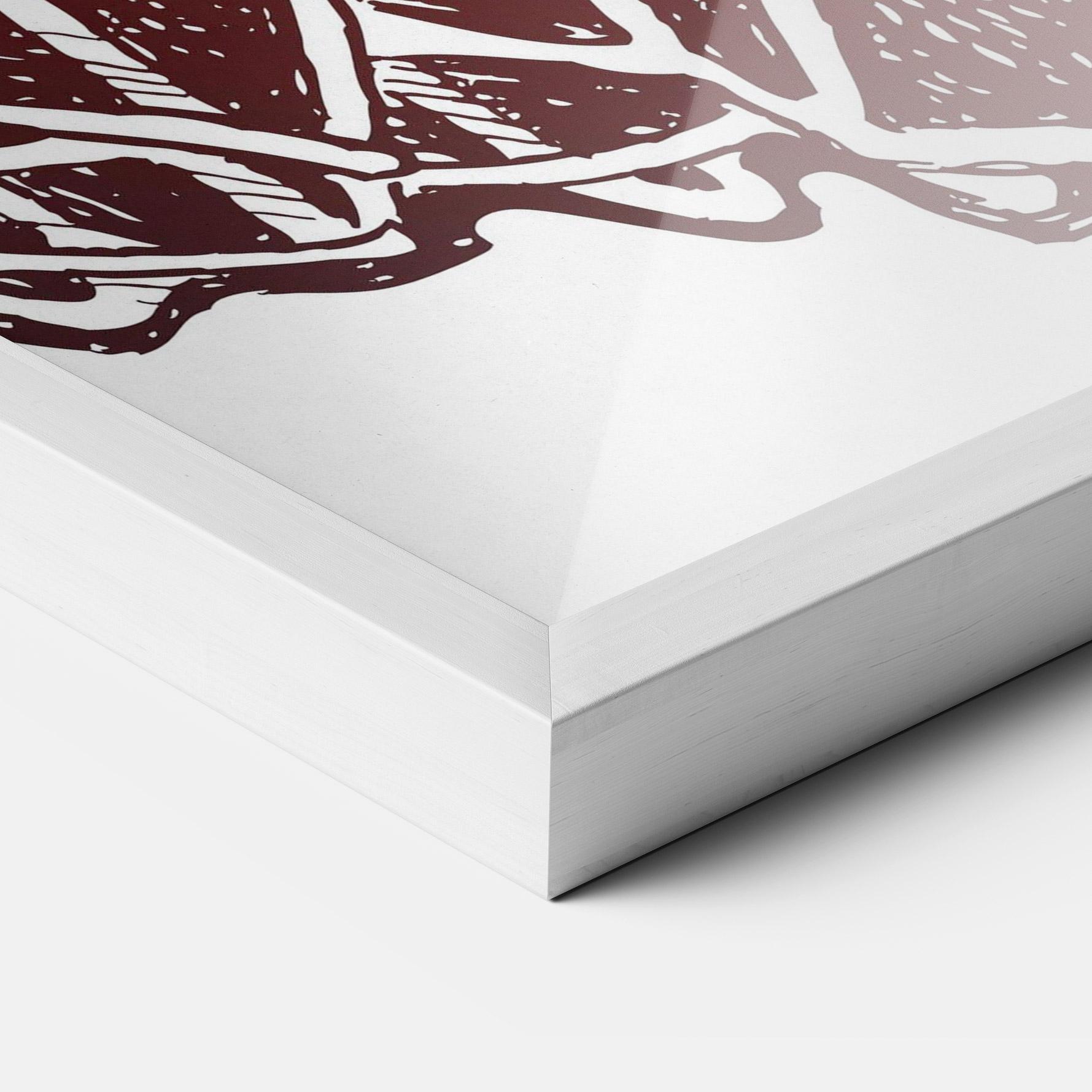 Poster Înrămat Red Basketball Hoop mockup 3