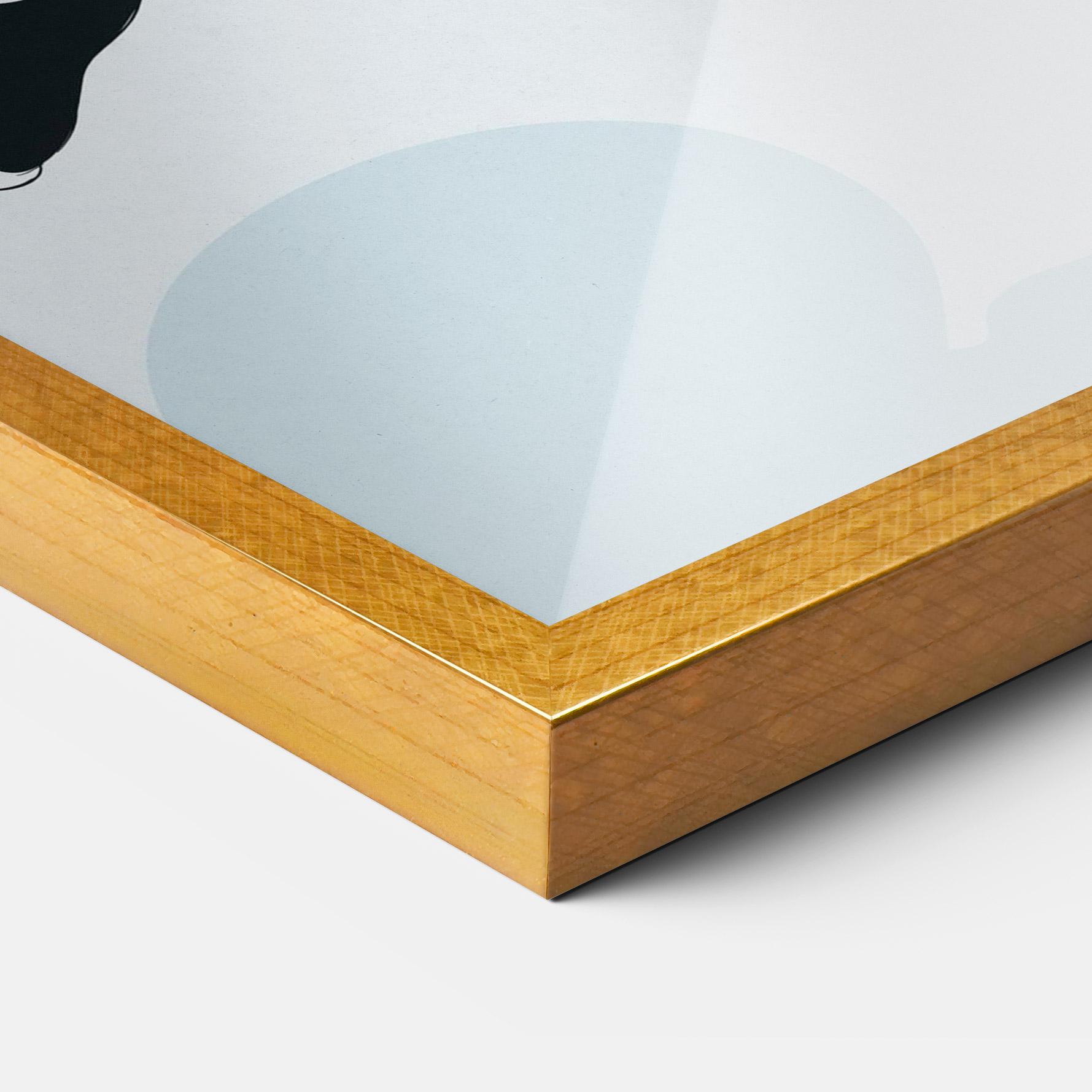 Poster Înrămat Basketball Shot mockup 3