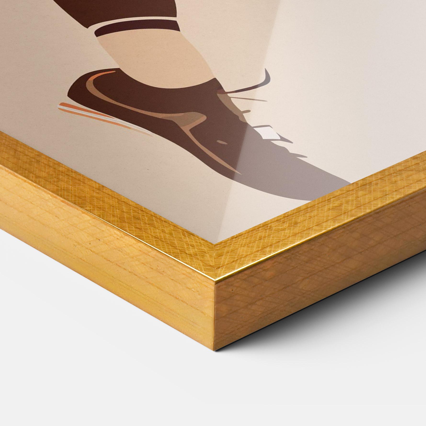 Poster Înrămat Cream Basket mockup 3