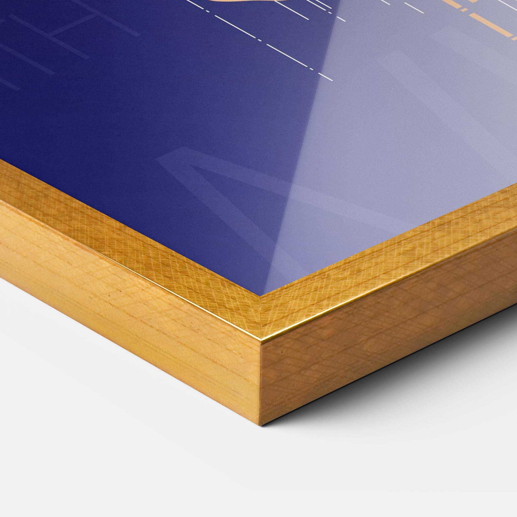 Poster Înrămat Fly With The Wind mockup 3