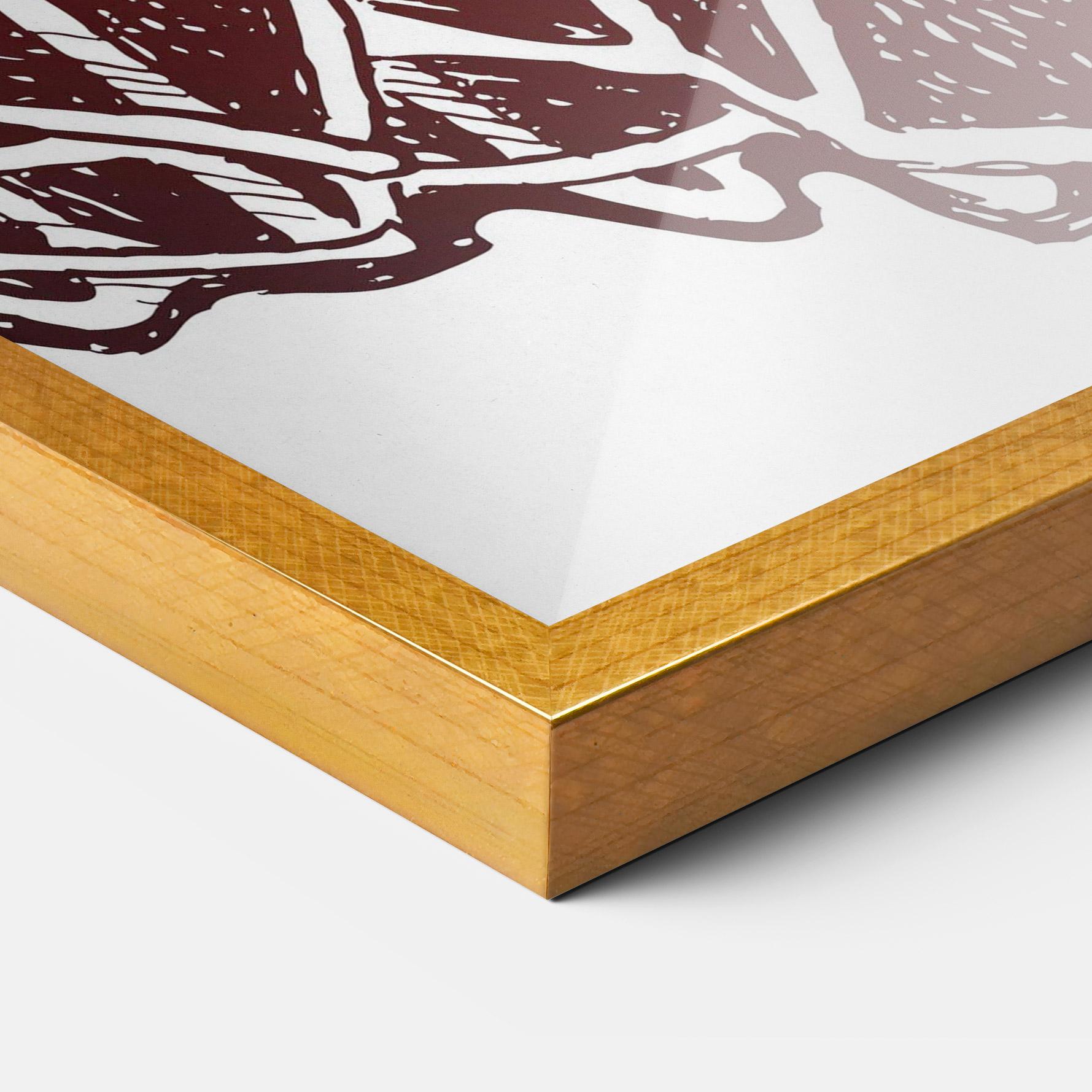 Poster Înrămat Red Basketball Hoop mockup 3