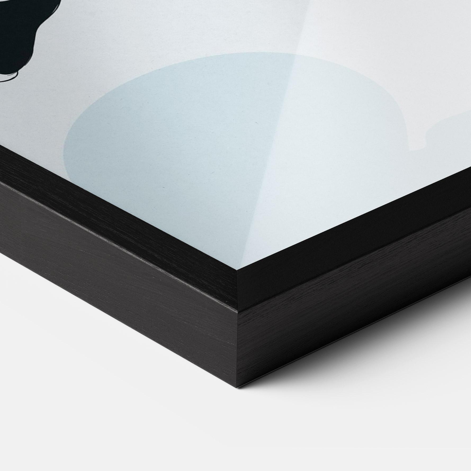 Poster Înrămat Basketball Shot mockup 3