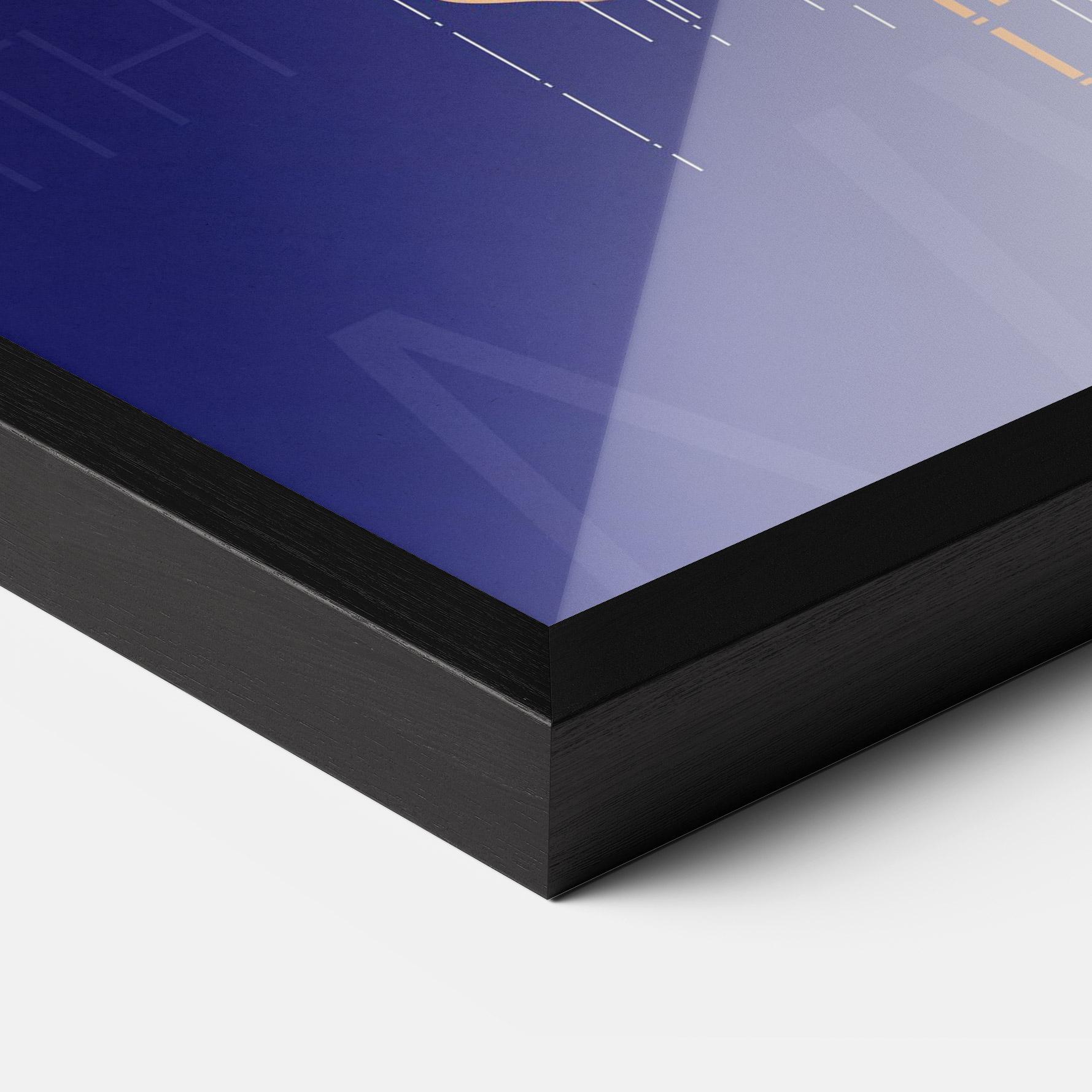 Poster Înrămat Fly With The Wind mockup 3