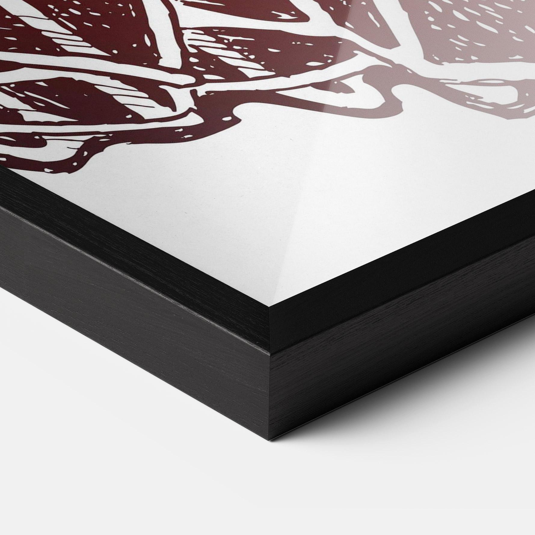 Poster Înrămat Red Basketball Hoop mockup 3