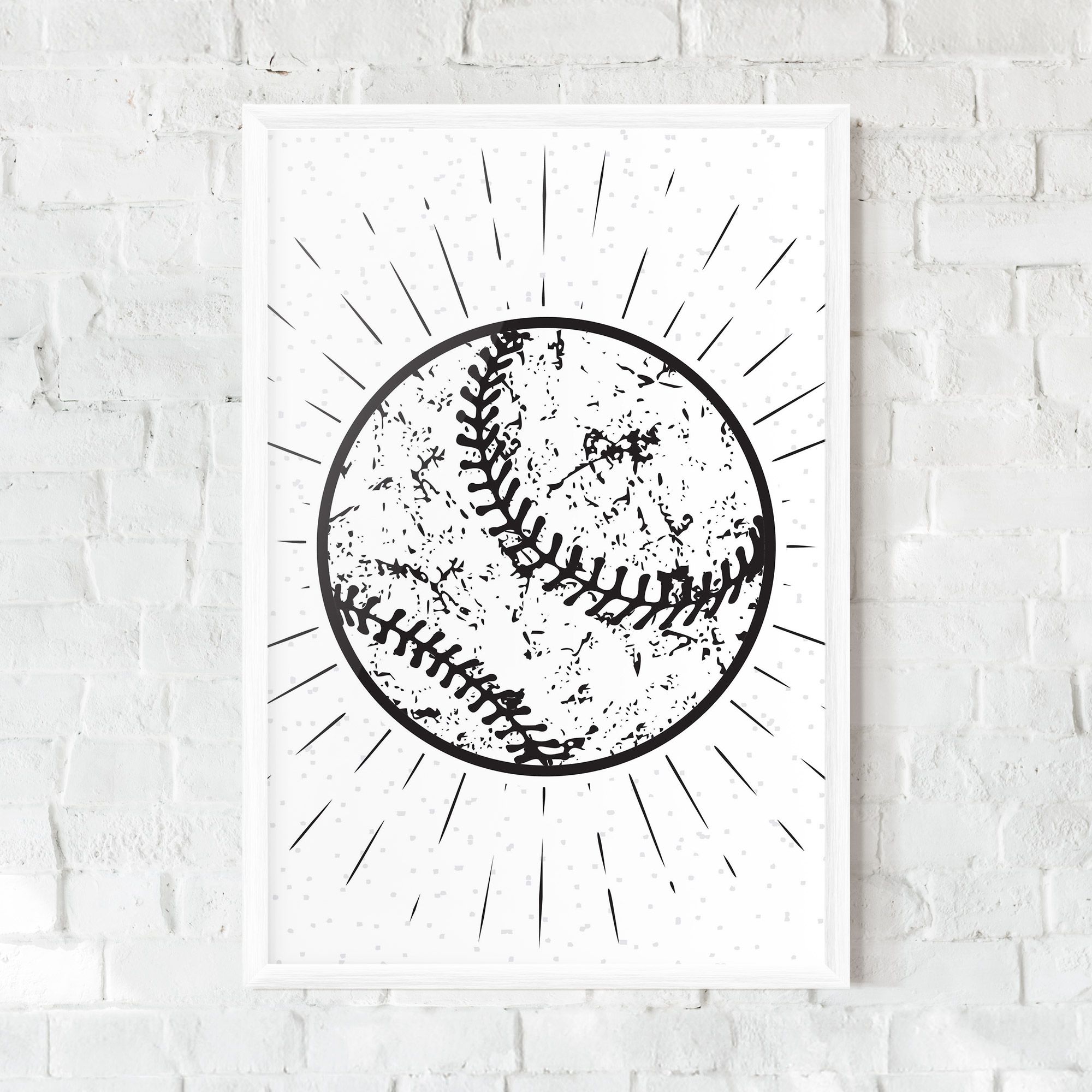 Baseball Ball Line mockup 0