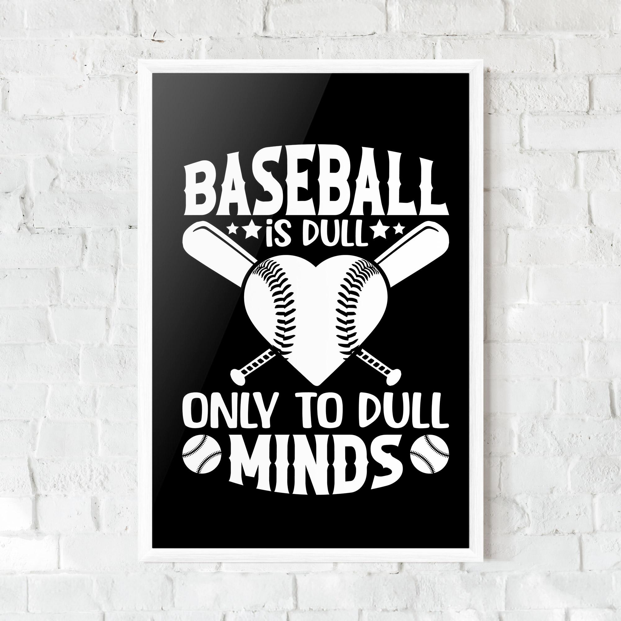 Poster Înrămat Dull Minds mockup 0