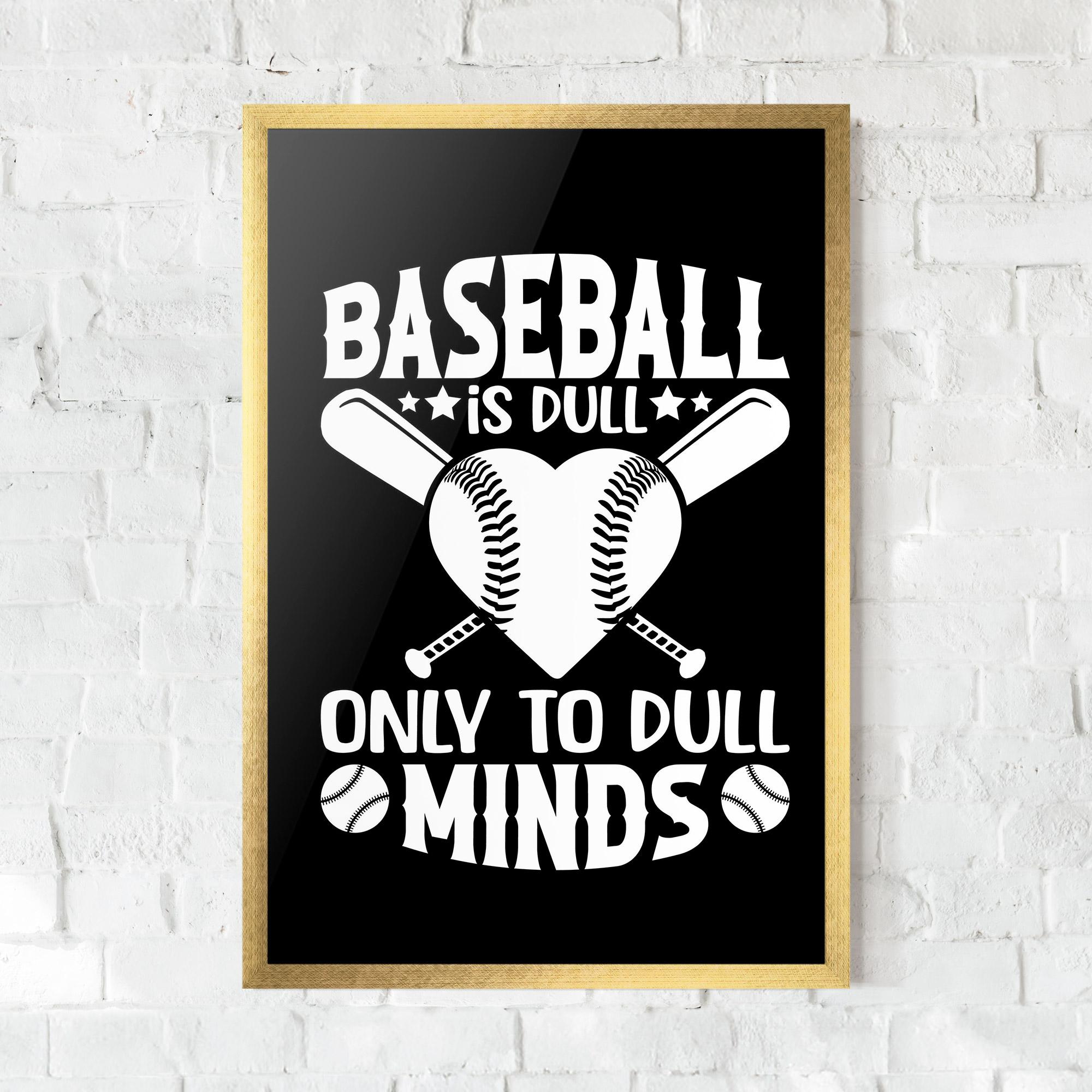 Poster Înrămat Dull Minds mockup 0