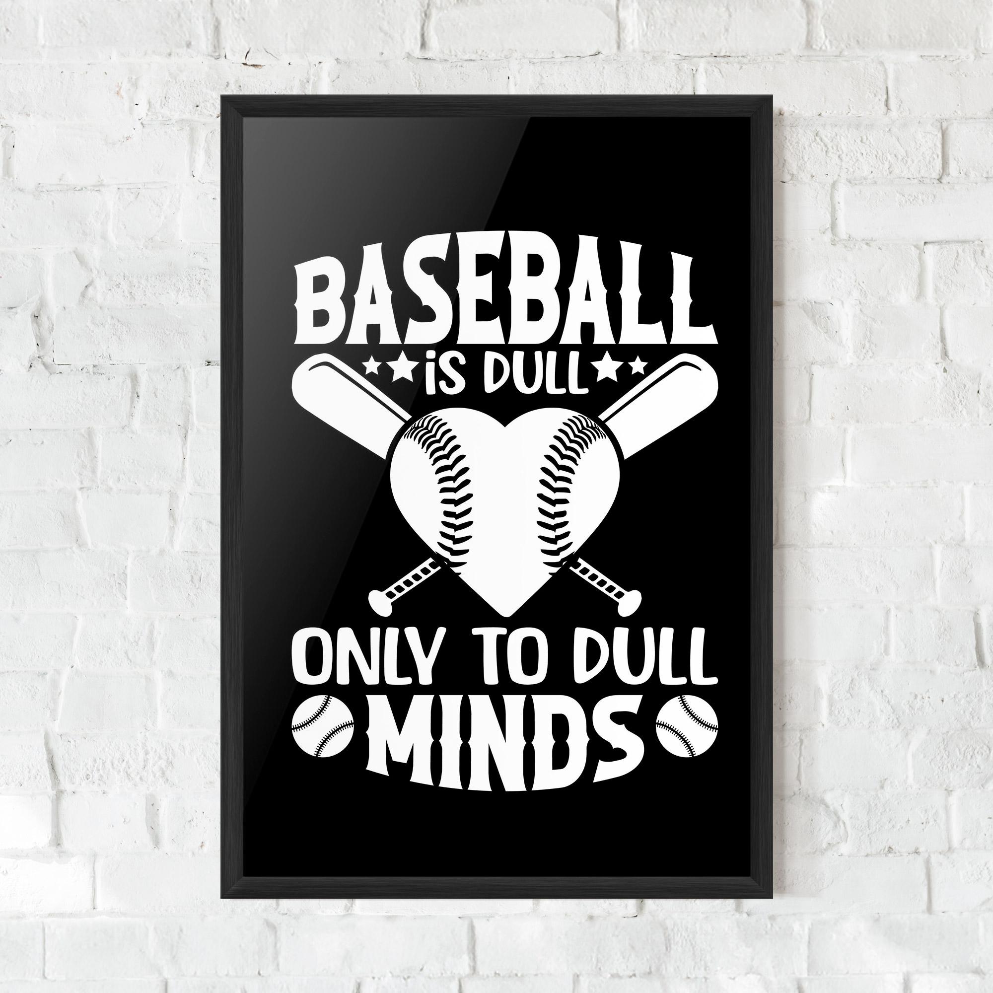 Poster Înrămat Dull Minds mockup 0