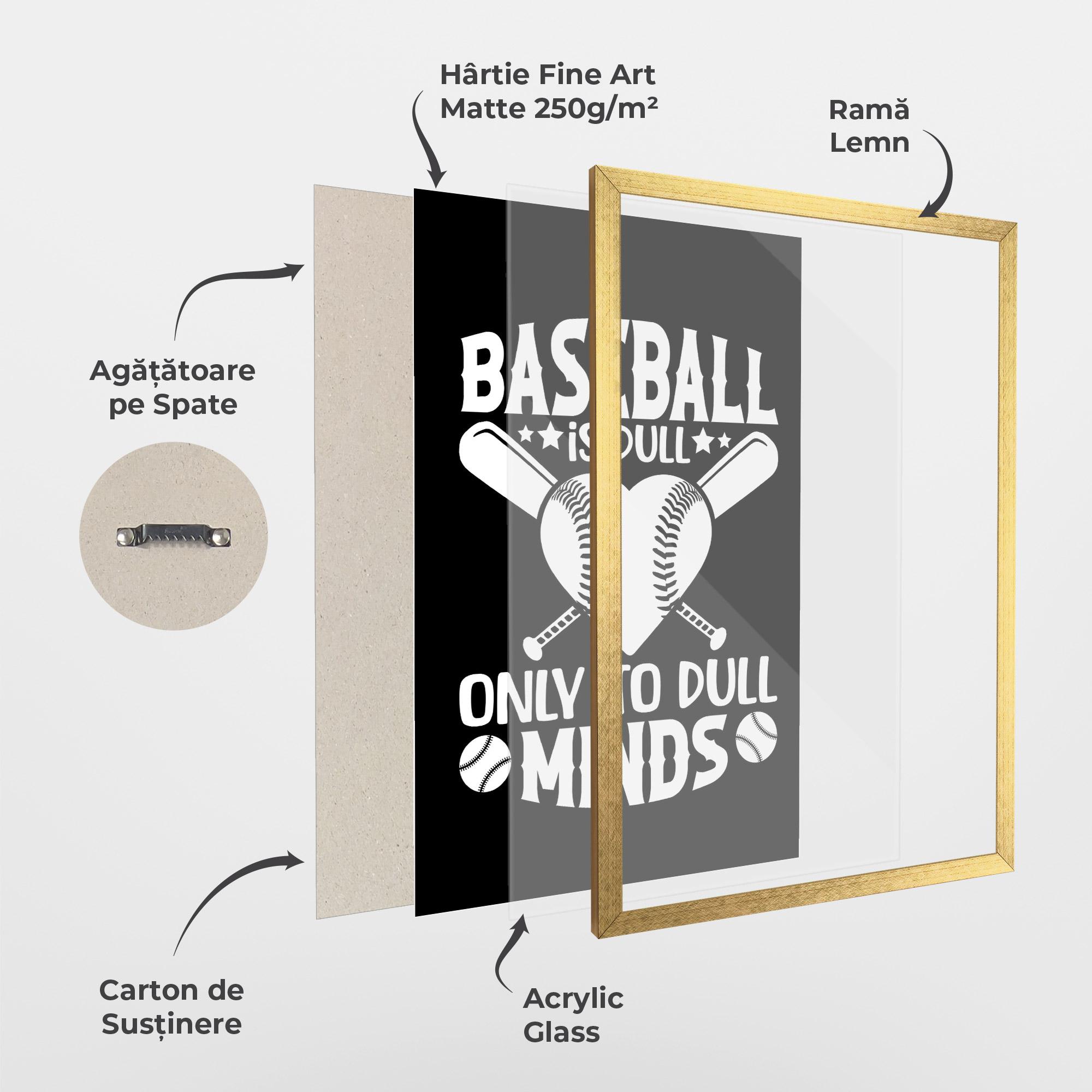 Poster Înrămat Dull Minds mockup 1