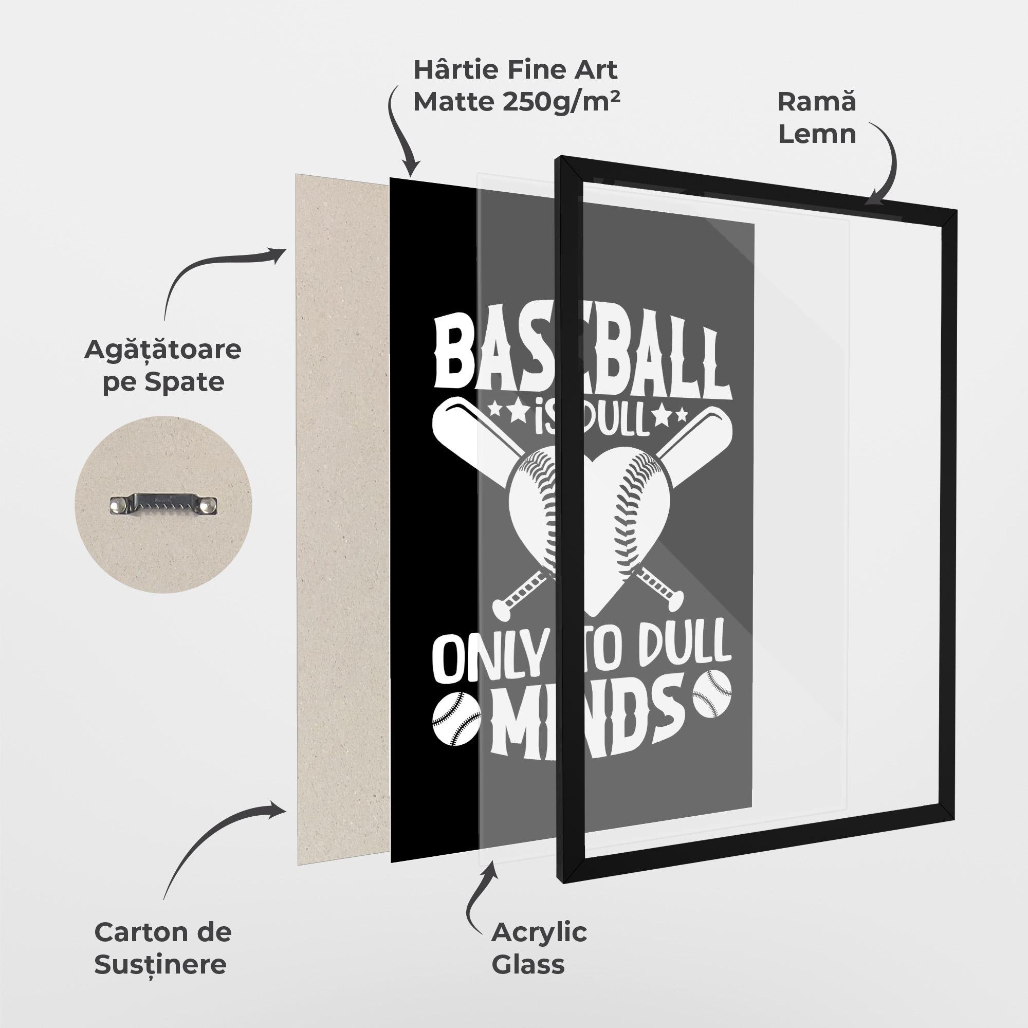 Poster Înrămat Dull Minds mockup 1