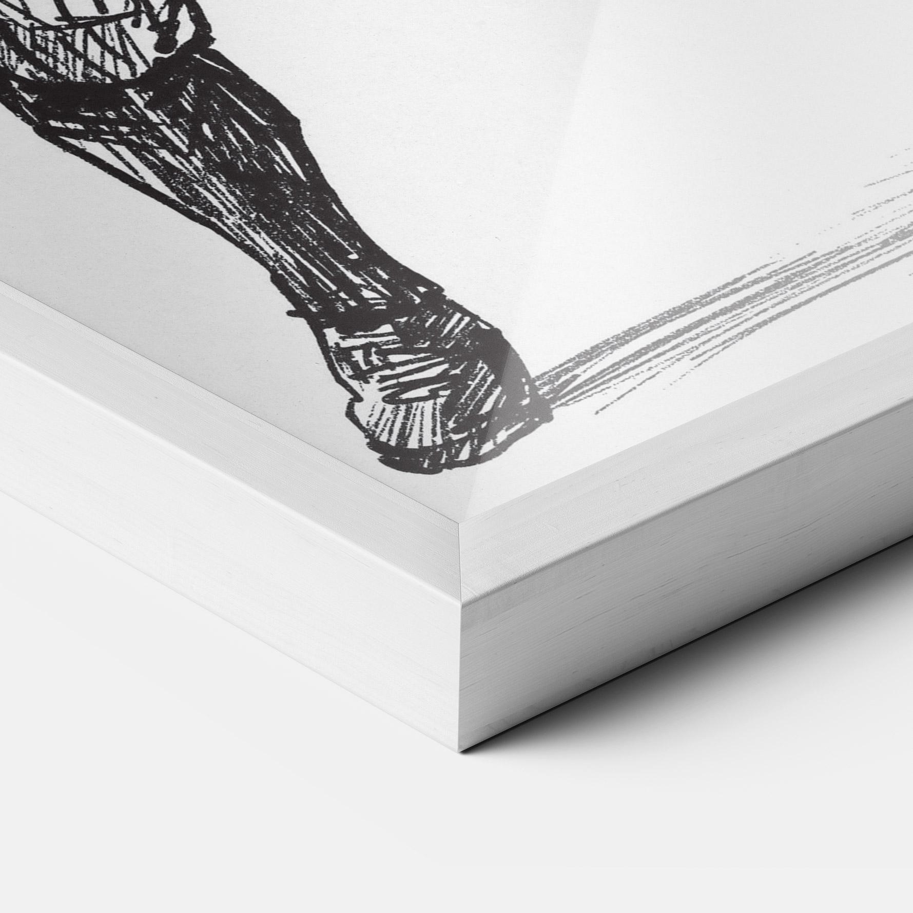 Poster Înrămat Baseball Play mockup 3