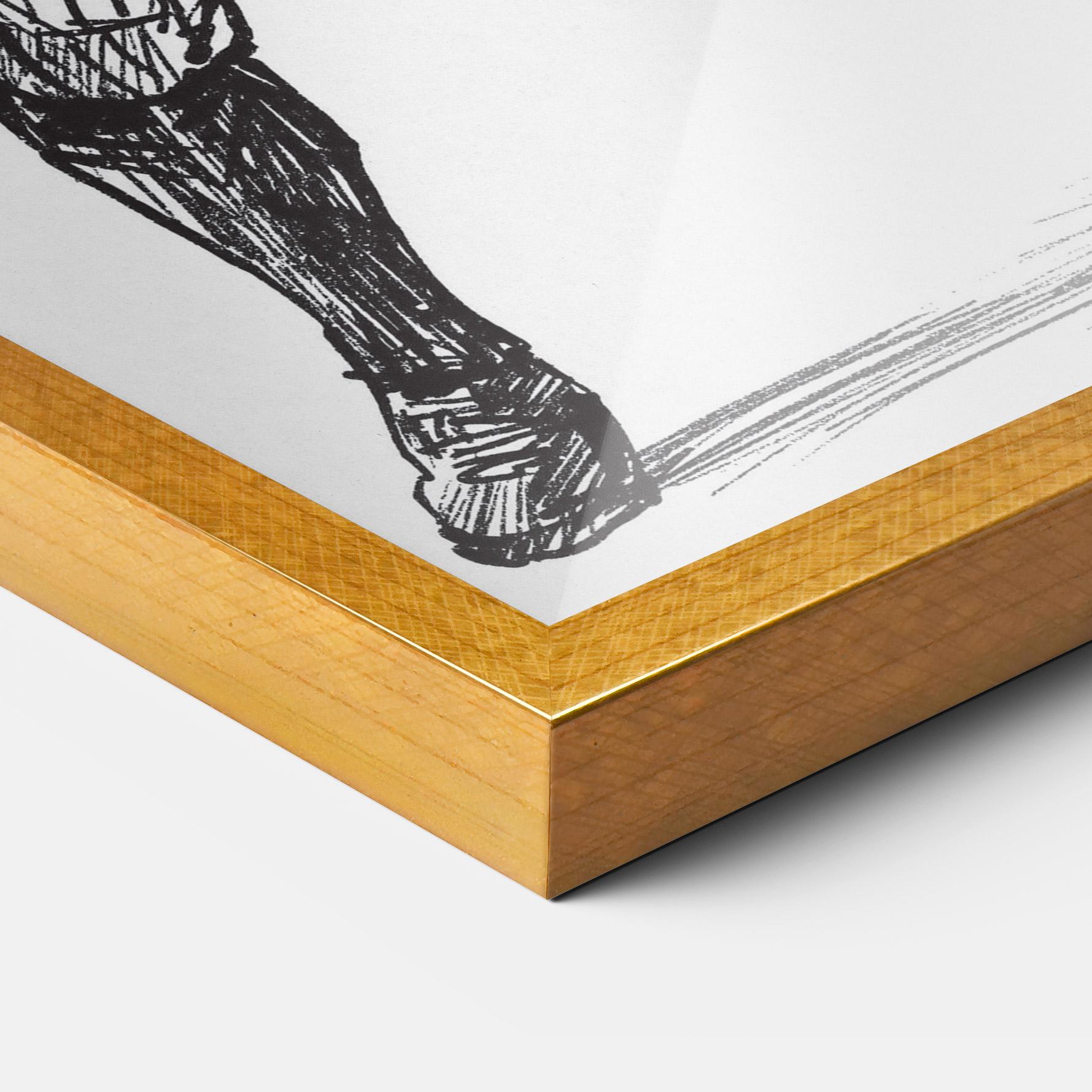 Poster Înrămat Baseball Play mockup 3