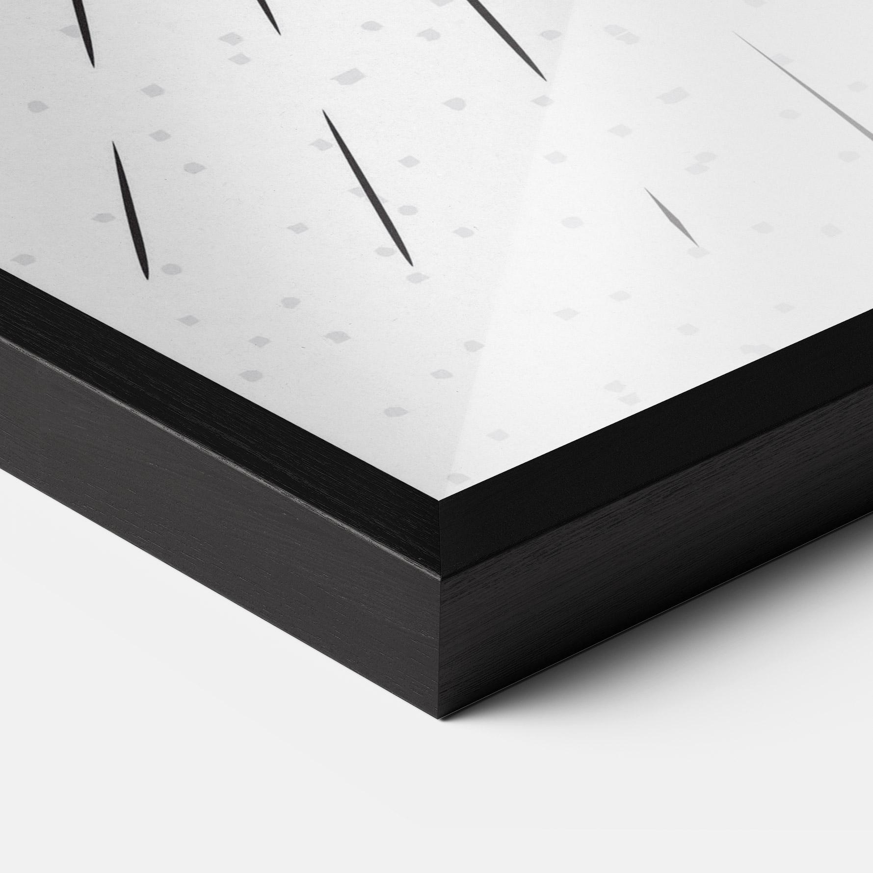 Poster Înrămat Baseball Ball Line mockup 3