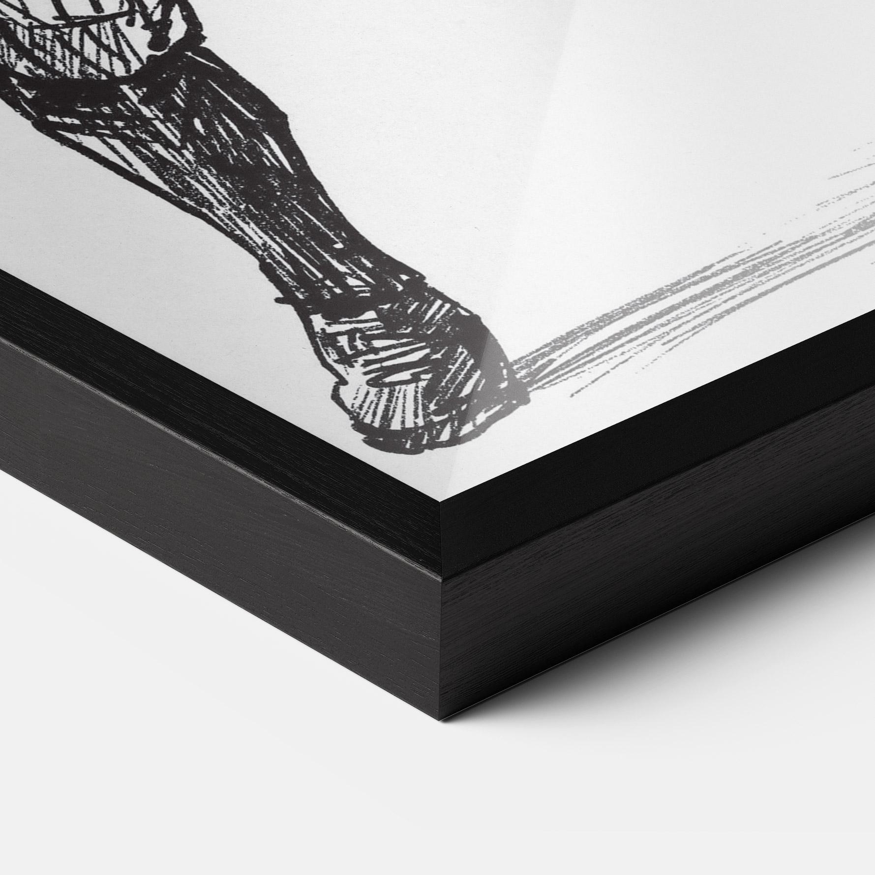 Poster Înrămat Baseball Play mockup 3