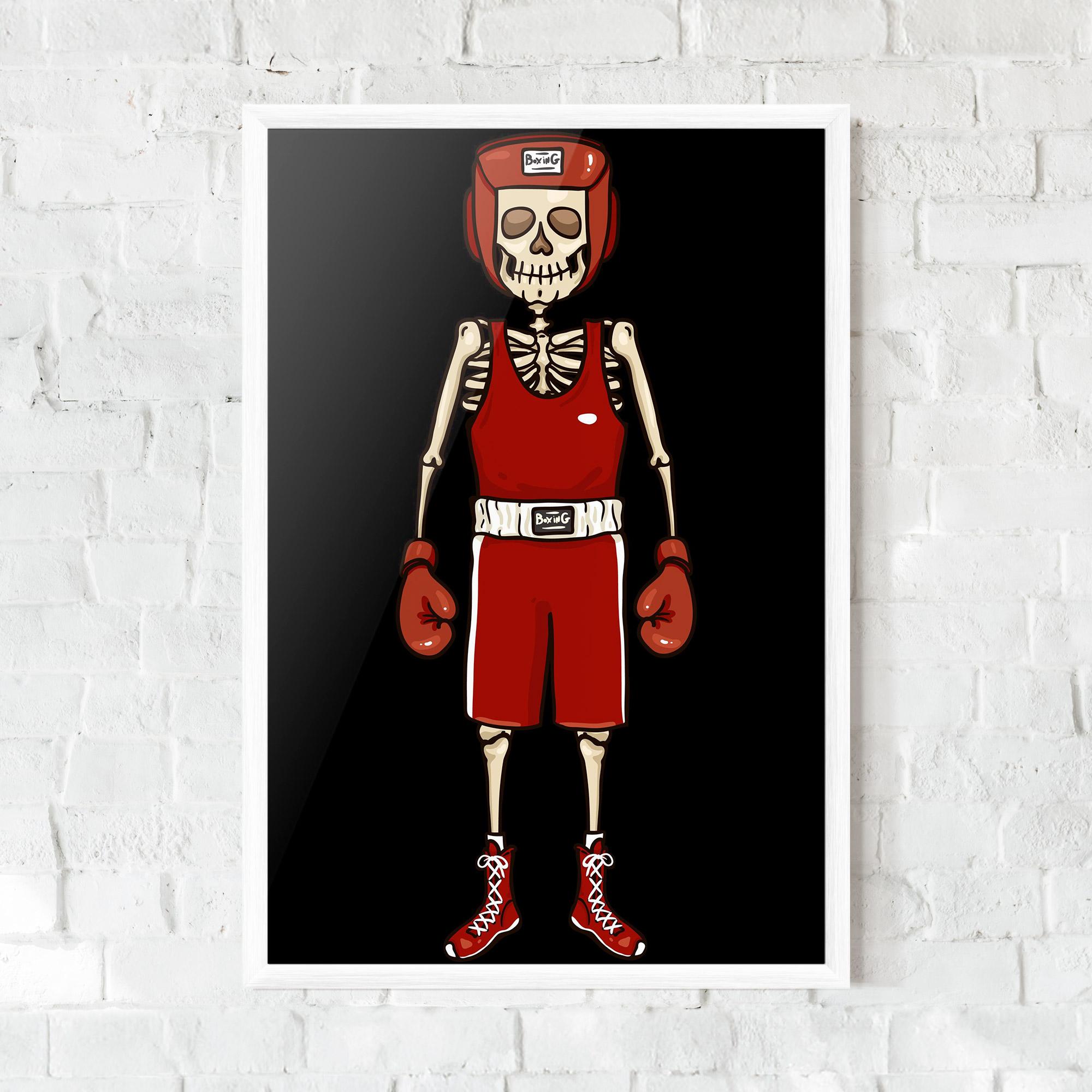 Poster Înrămat Bones Box mockup 0